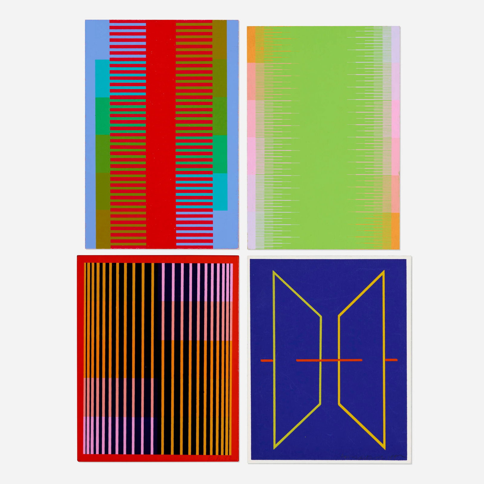 Richard Anuszkiewicz, Annual Editions (four works) (1 of 1)