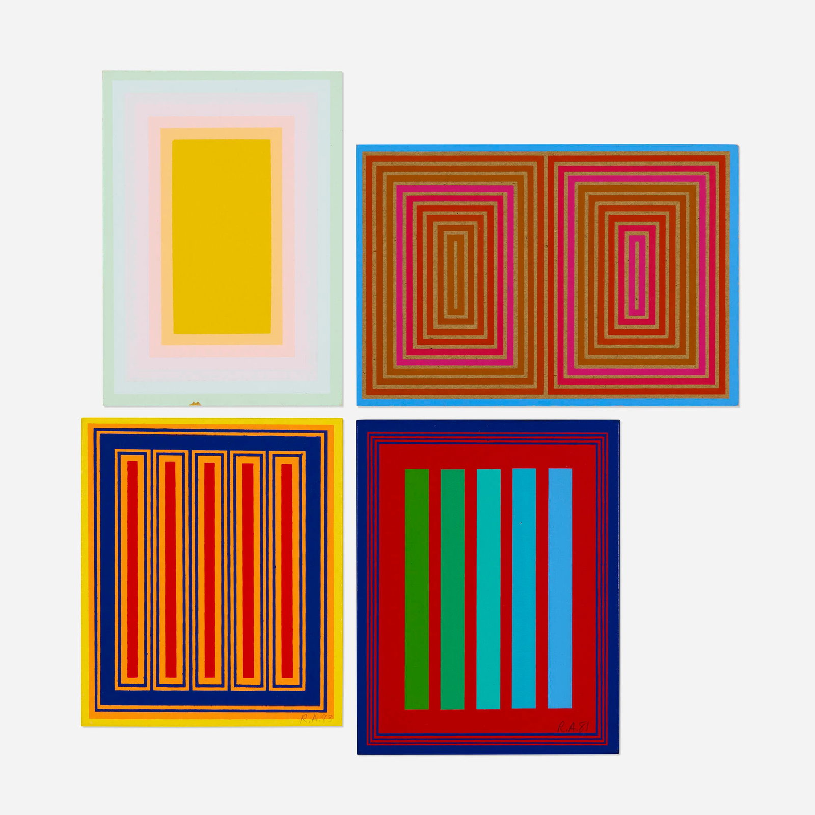 Richard Anuszkiewicz, Annual Editions (four works) (1 of 1)