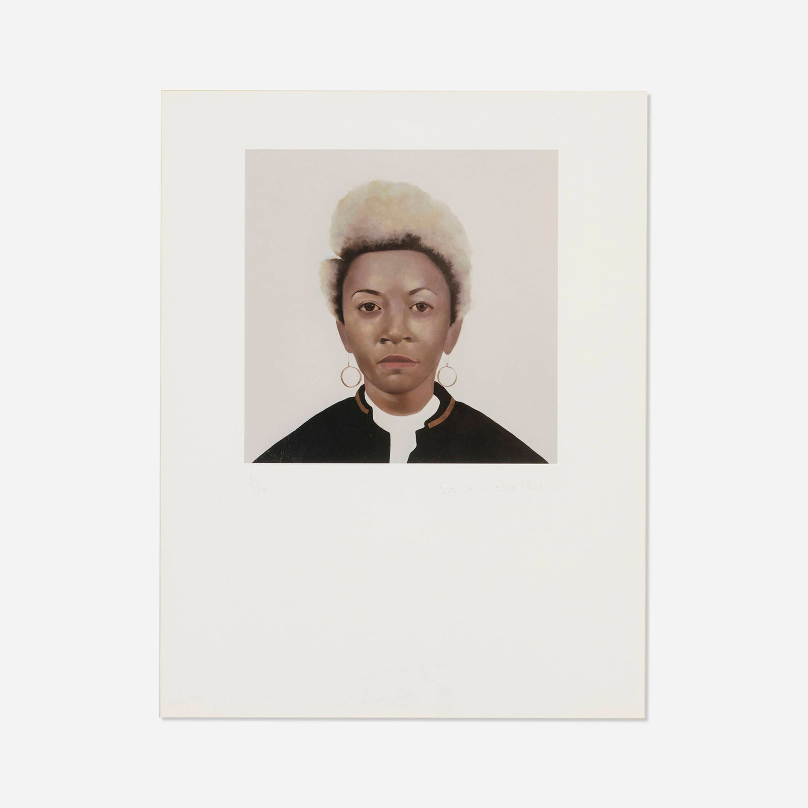 Sarah Ball, Untitled: Sarah Ball Untitled archival inkjet print image: 6.75 h x 6.75 w in (17 x 17 cm) sheet : 16.6 h x 11.75 w in (42 x 30 cm) Signed and numbered to lower edge '4/10 Sarah Ball'. This work is