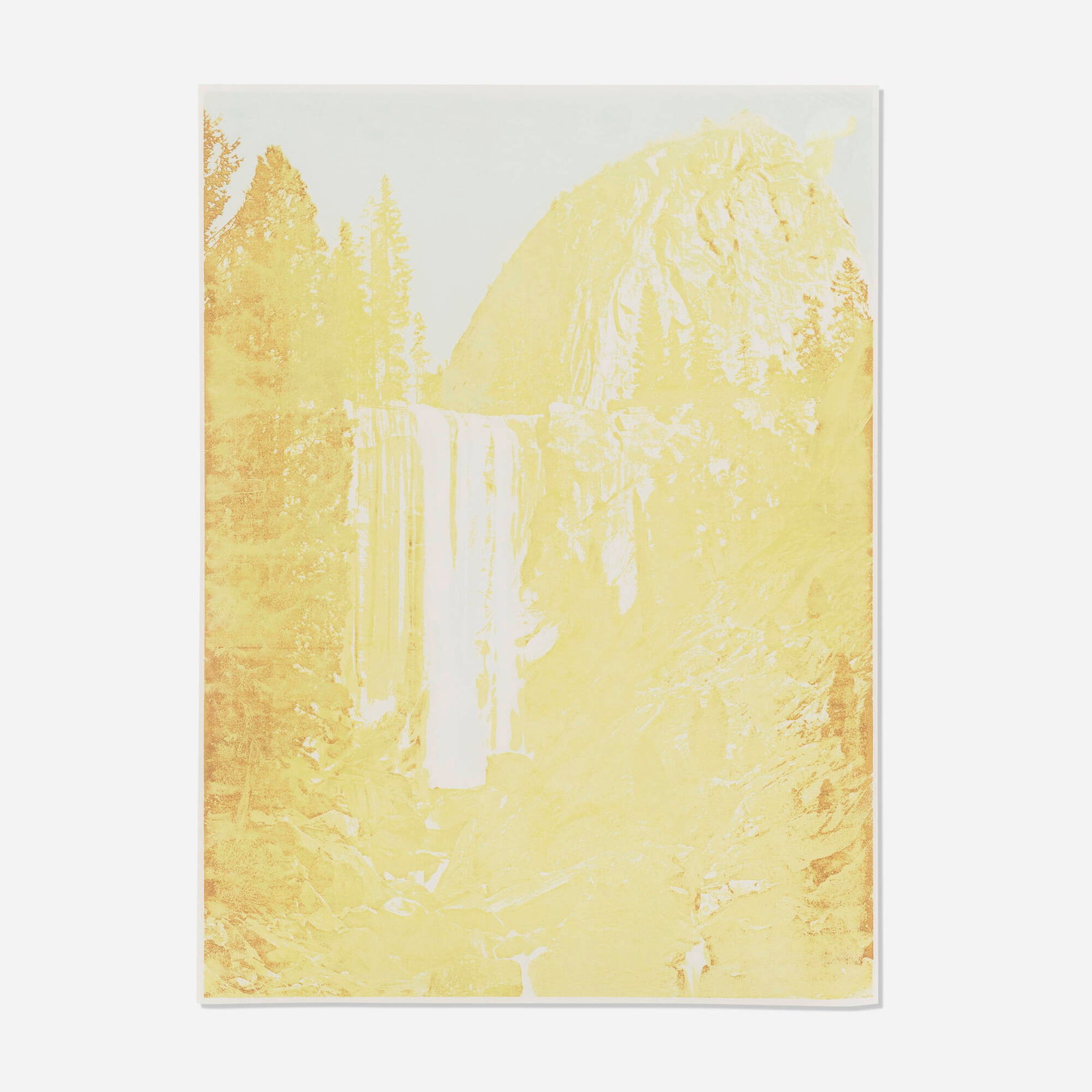 Matthew Brandt, Cake Icing 2 (from the Taste Tests series): Matthew Brandt Cake Icing 2 (from the Taste Tests series) 2012 screenprint on paper with frosting image: 39.75 h x 29.25 w in (101 x 74 cm) sheet: 40.5 h x 30 w in (103 x 76 cm) Prov
