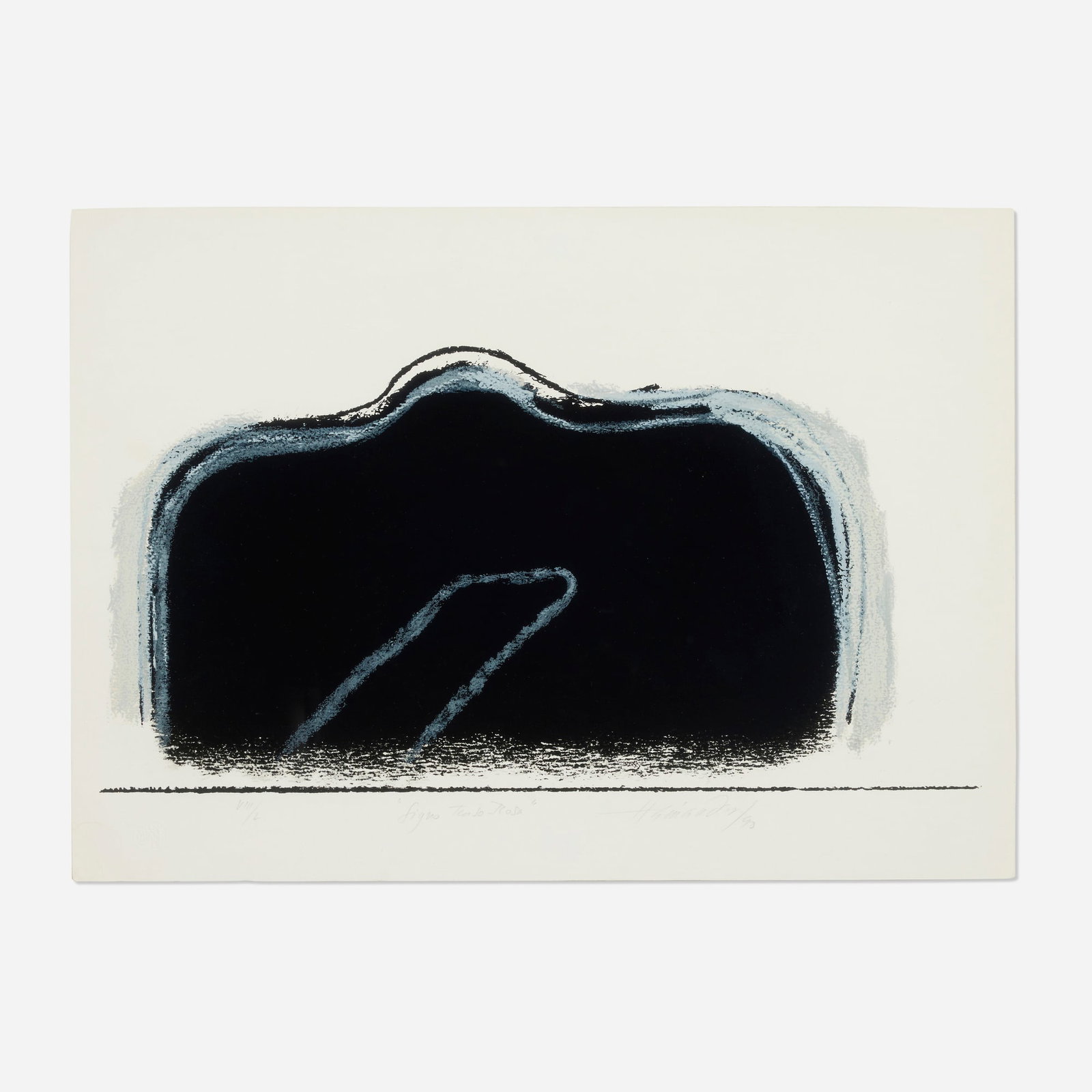 Manuel Hernandez, Signa tenso - Rosa: Manuel Hernandez Signa tenso - Rosa 1990 screenprint in colors on Fabriano 19.5 h x 27 w in (50 x 69 cm) Signed, titled, dated, and numbered to lower edge 'VIII/L Signa tenso-Rosa