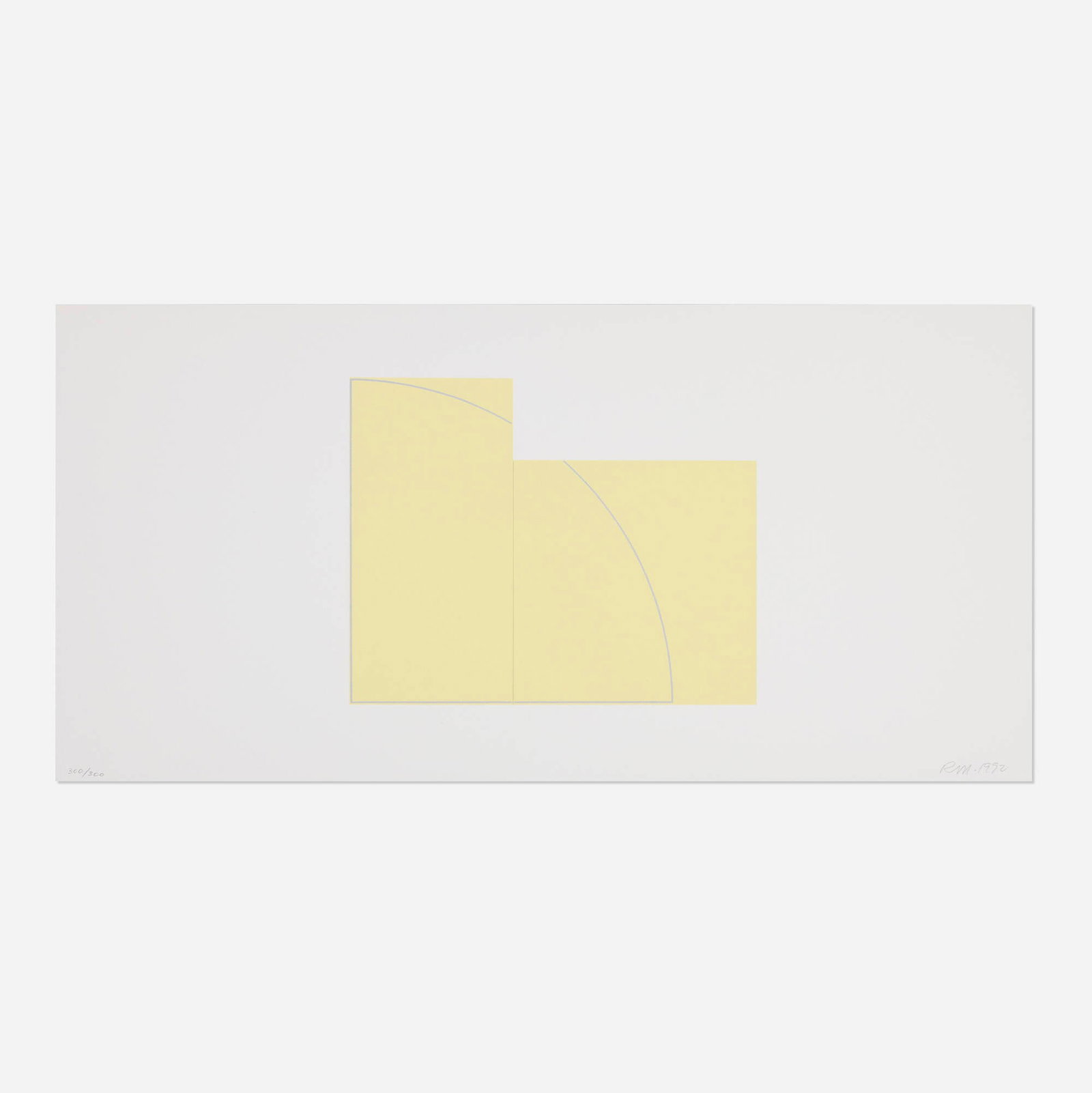 Robert Mangold, Untitled (from A Book of Silk Screen Prints-Multiple Panel Paintings portfolio) (1 of 2)