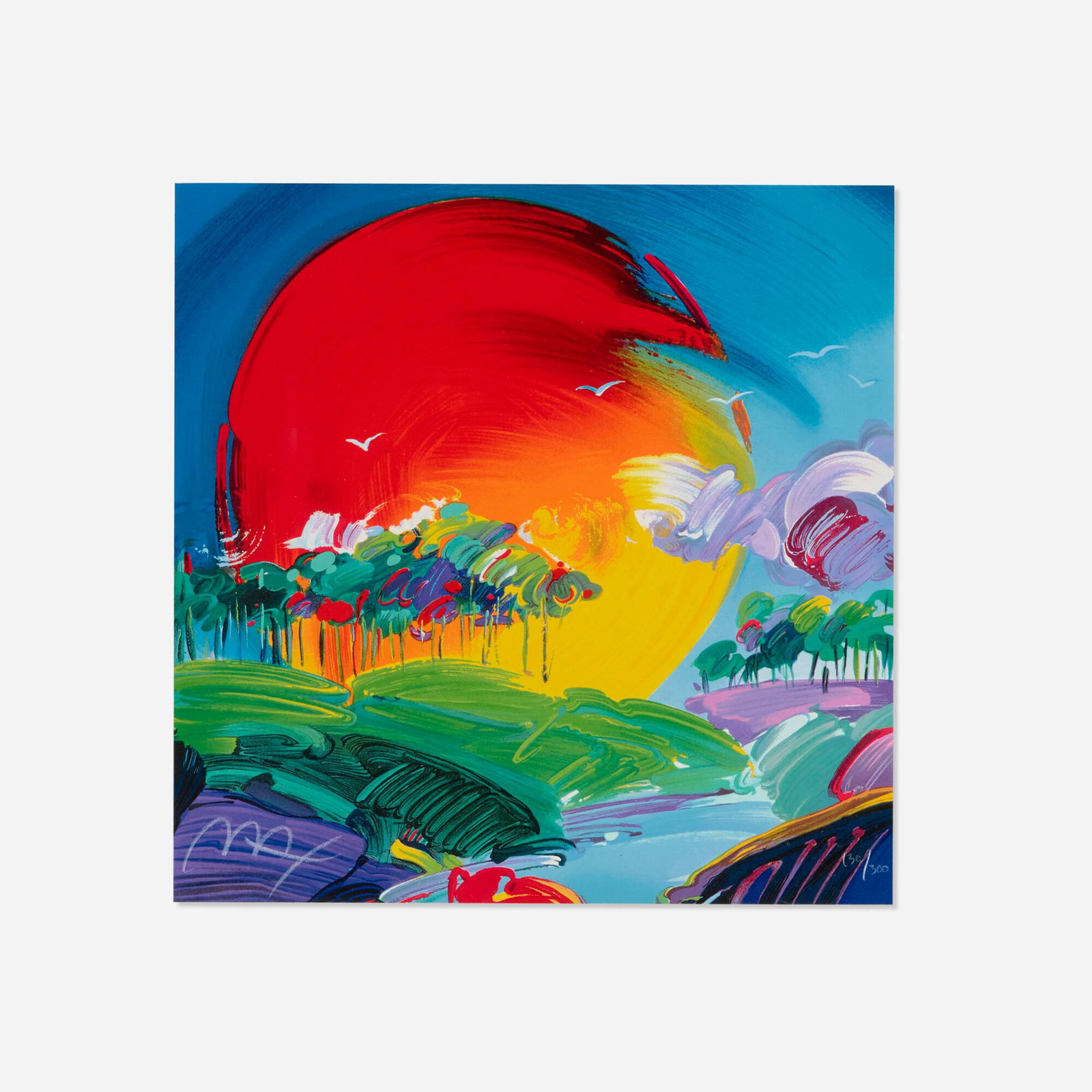 Peter Max, Without Borders (from the Retrospective Suite VI) (1 of 3)