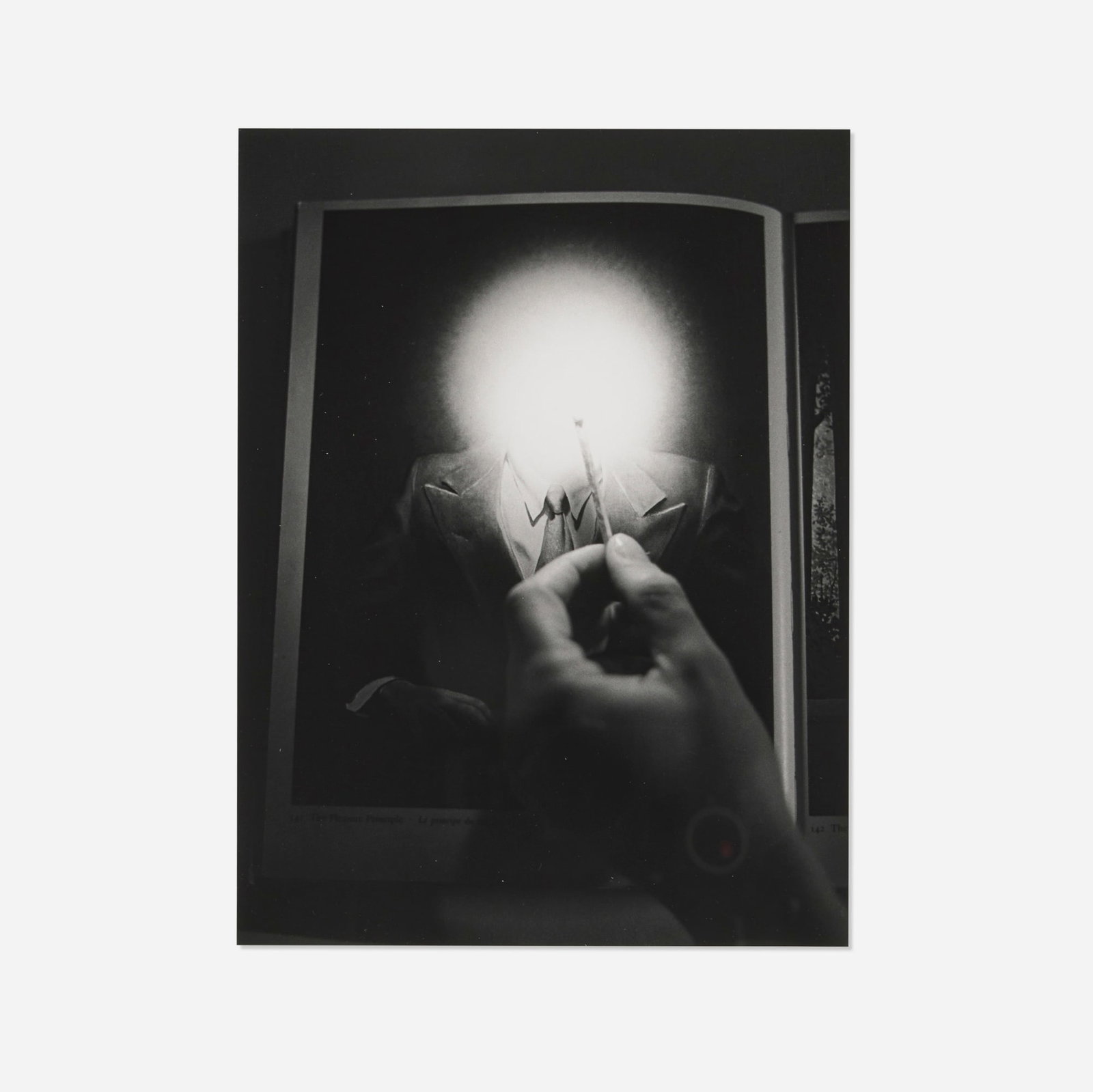 Liliana Porter, The Pleasure Principle: Liliana Porter The Pleasure Principle 1977 / 2012 gelatin silver print made from the original film negative image: 10.875 h x 8.125 w in (28 x 21 cm) sheet: 14 h x 11 w in (36 x 28 cm) This work is