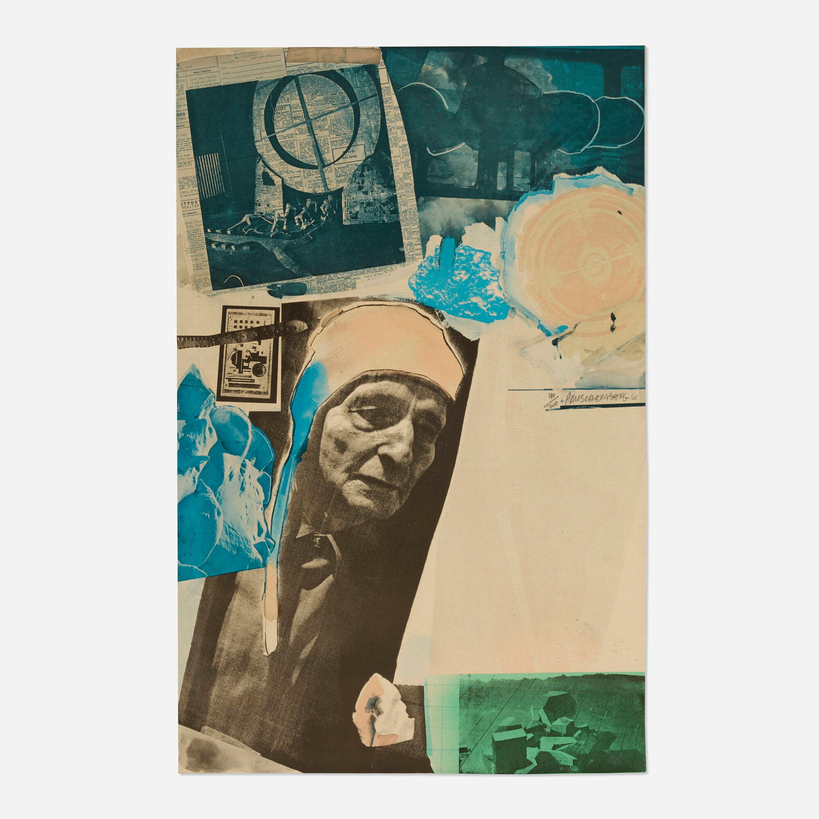 Robert Rauschenberg, Homage to Robert Kiesler (1 of 3)
