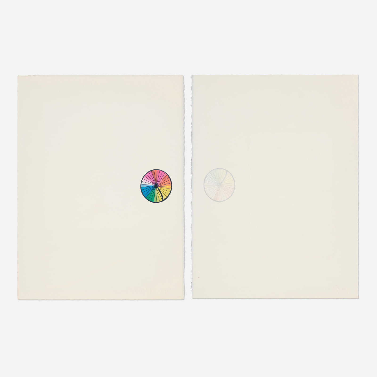 Robert Rauschenberg, Re-entre (diptych) (from the Mirrors of the Mind portfolio) (1 of 1)