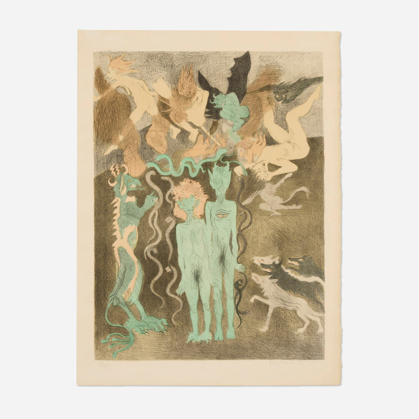 Raphael Soyer, Untitled (from The Gentleman From Cracow portfolio) (1 of 2)