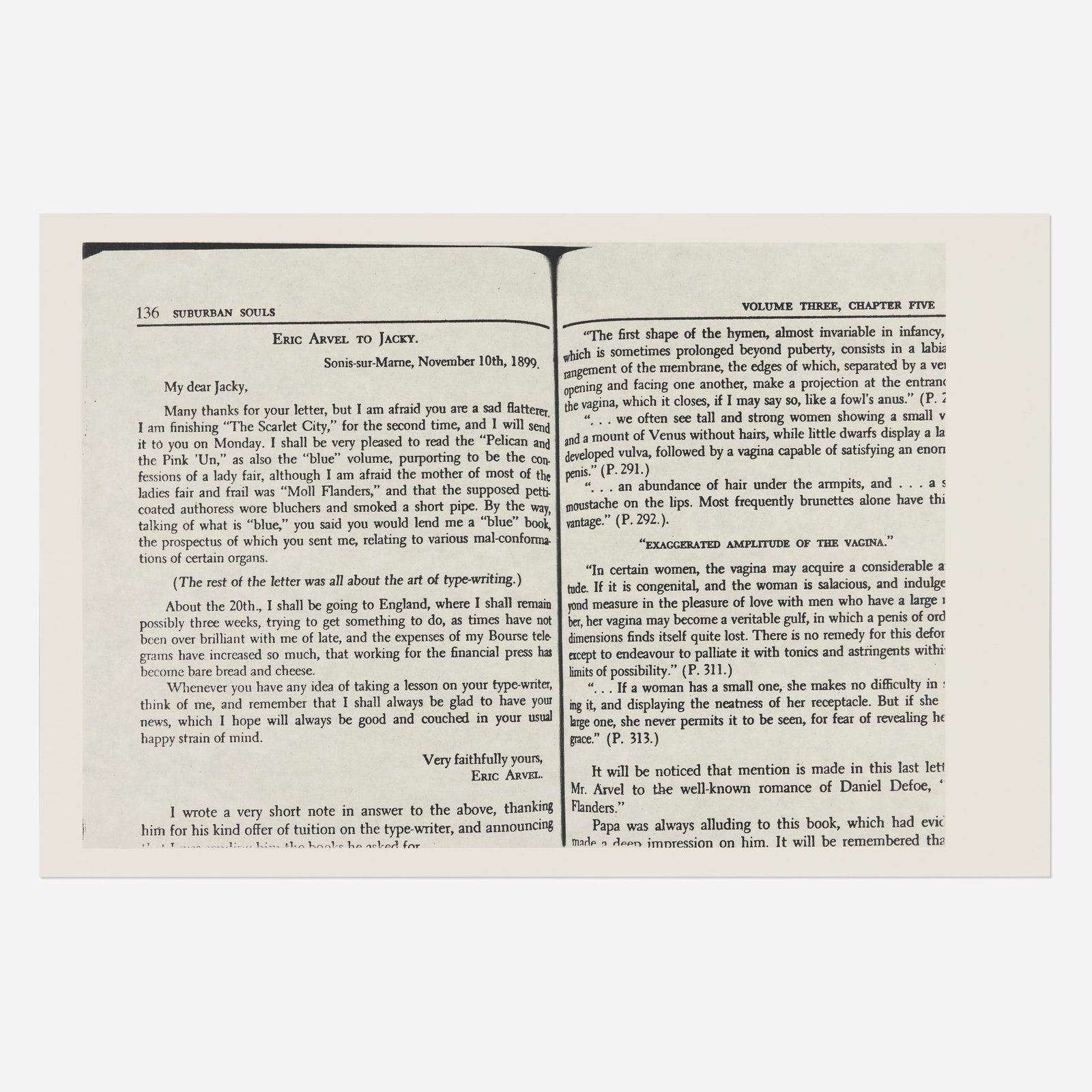 Jan Vercruysse, [The Art of Typewriting]: Jan Vercruysse [The Art of Typewriting] 1987-88 offset lithograph on paper on Holland image: 16.25 h x 23.125 w in (41 x 59 cm) sheet: 17.75 h x 27 w in (45 x 69 cm) Signed, dated and numbered to