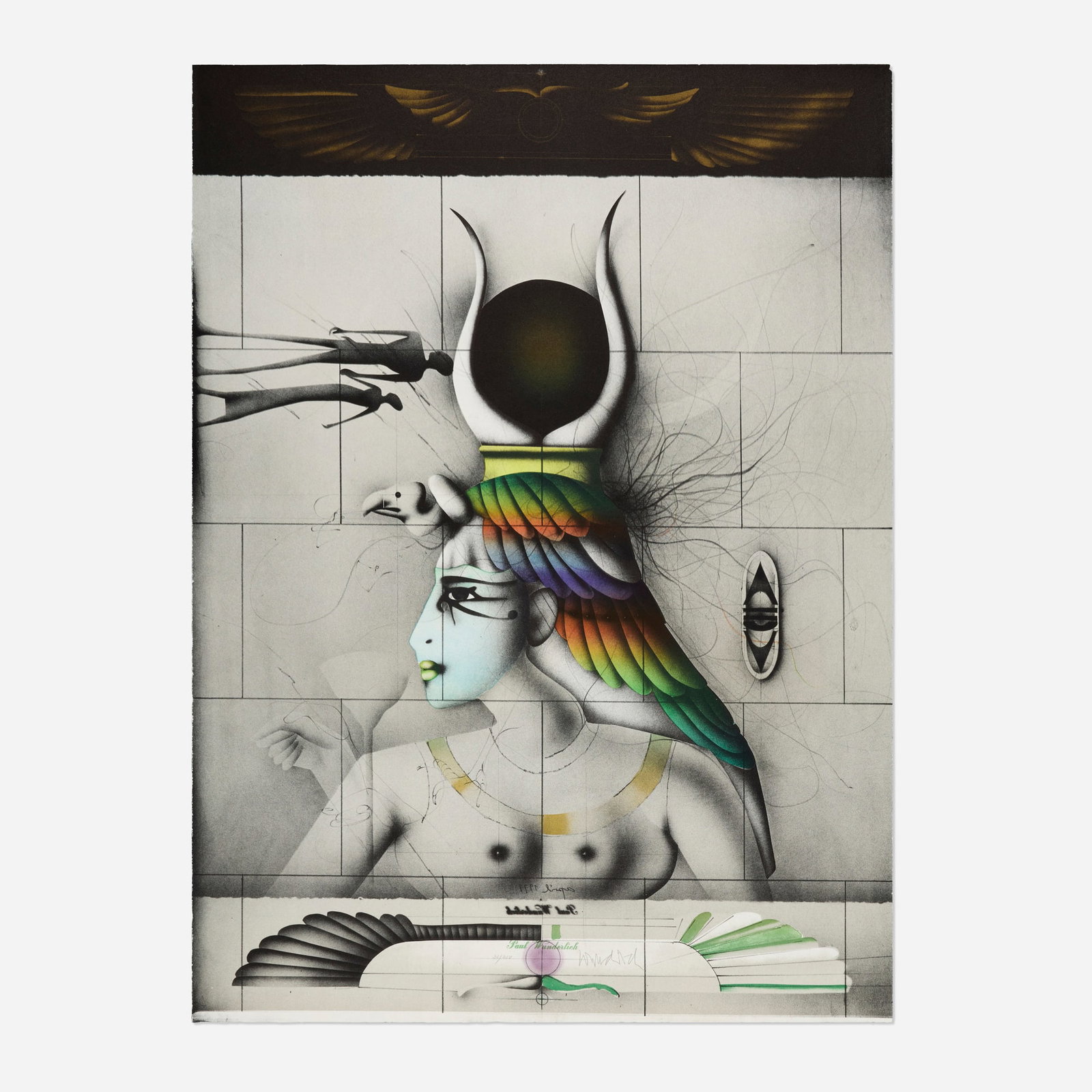 Paul Wunderlich, Aida (from the Metropolitan Opera portfolio) (1 of 2)