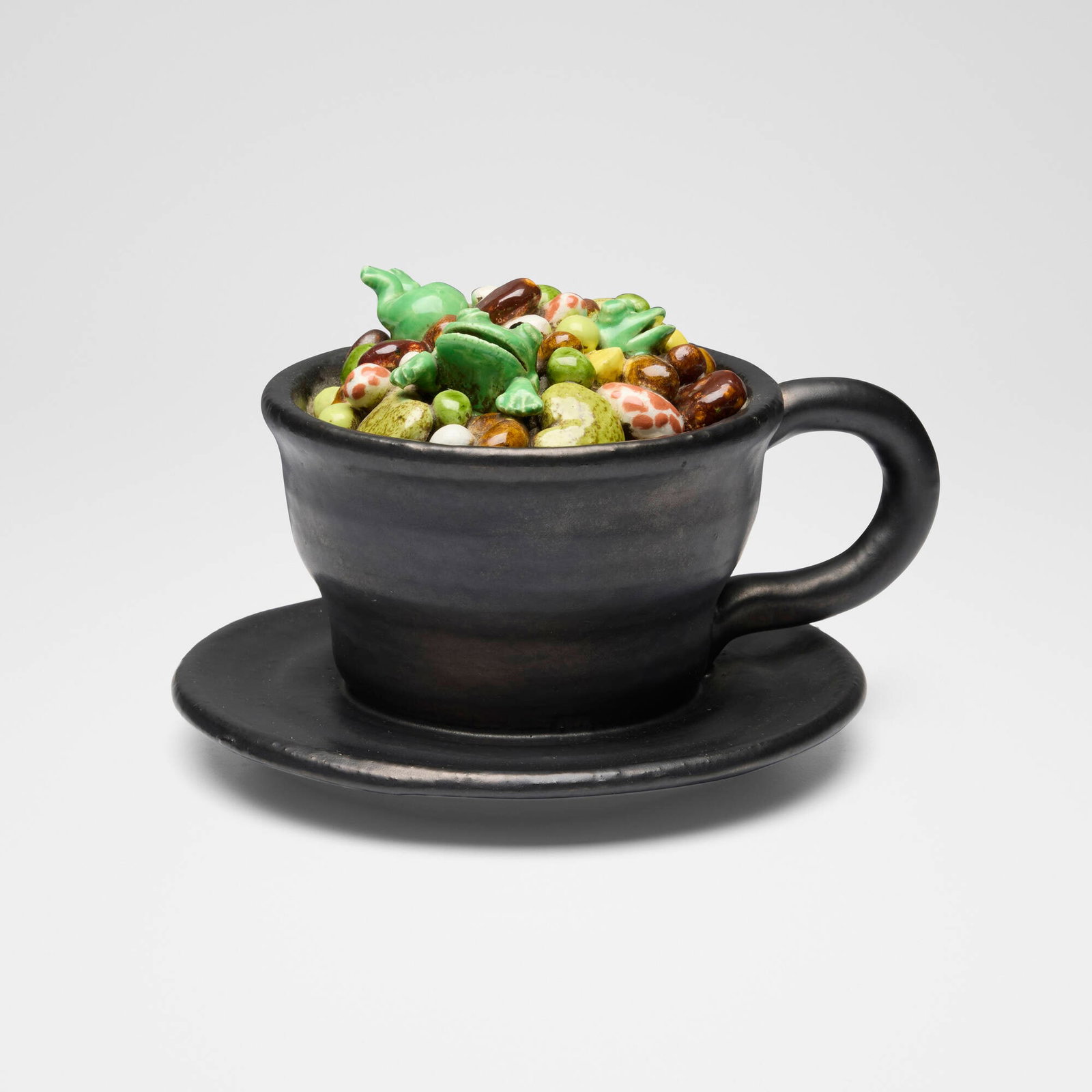 David Gilhooly, Cup O' 7 Bean Step from the Frog series (1 of 4)