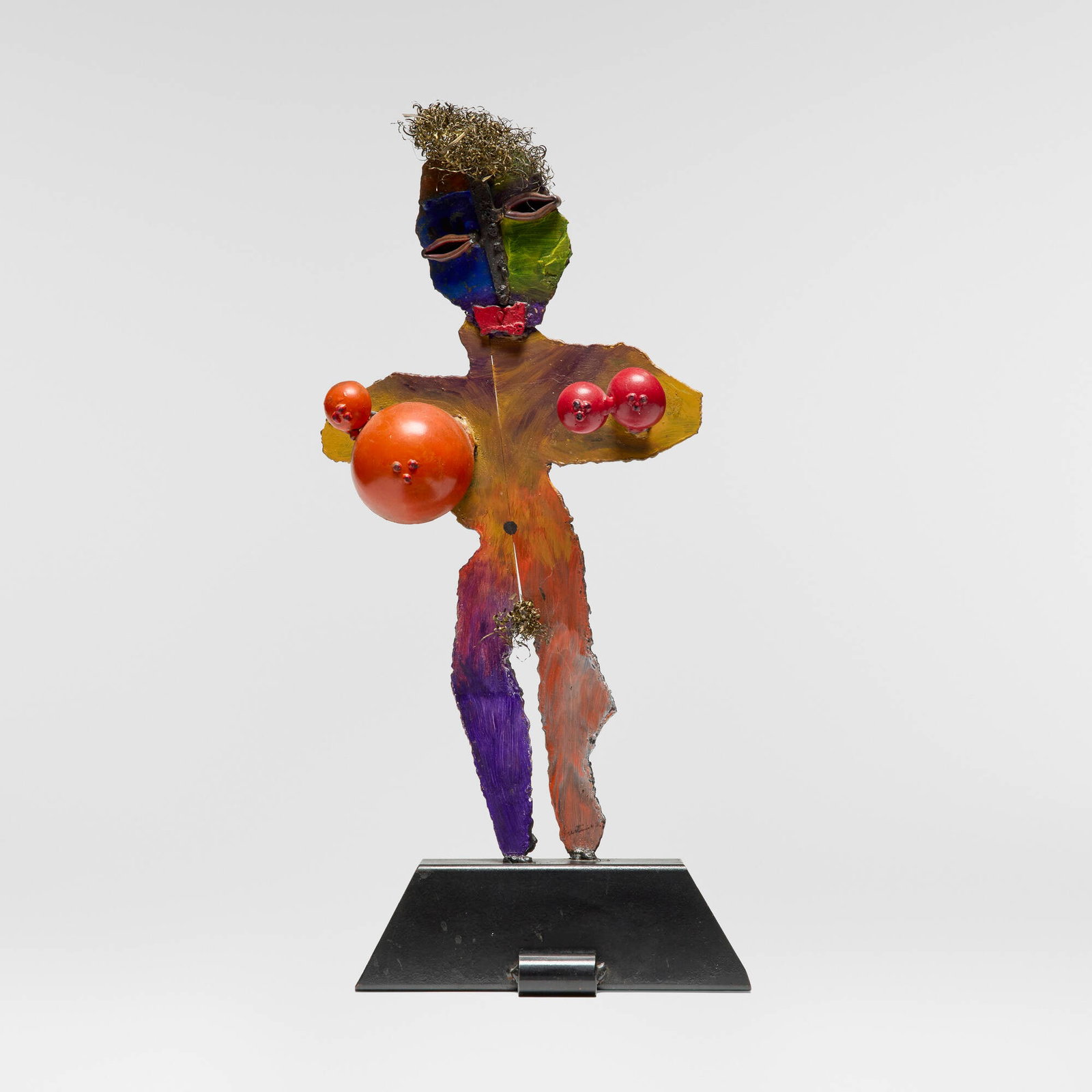 Arline Fisch, Untitled: Arline Fisch Untitled acrylic on enameled steel 21.5 h x 9.75 w x 4.5 d in (55 x 25 x 11 cm) Signed to lower edge 'Arline Fisch'. This work will ship from Los Angeles, California.
