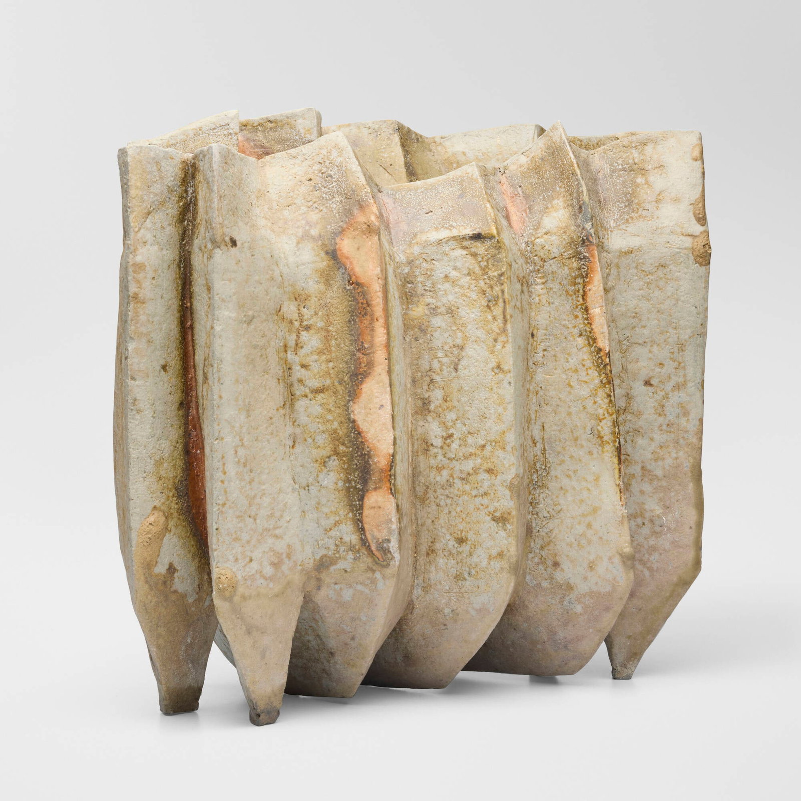 Nina Hole, Untitled: Nina Hole Untitled c. 2005 wood-fired stoneware 15.25 h x 16.875 w x 9.375 d in (39 x 43 x 24 cm) This work will ship from Lambertville, New Jersey.