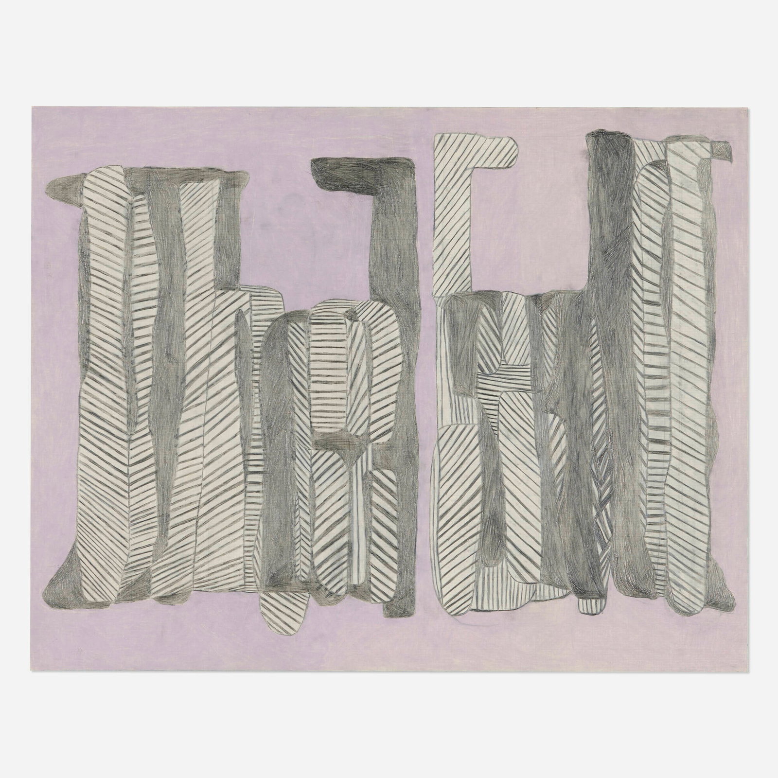 Anthony Campuzano, The Fall, Back and Forth: Anthony Campuzano The Fall, Back and Forth 2004 gouache, colored pencil and graphite on board 22 h x 27.875 w in (56 x 71 cm) Provenance: Fleisher/Ollman Gallery, Philadelphia | Private Collection