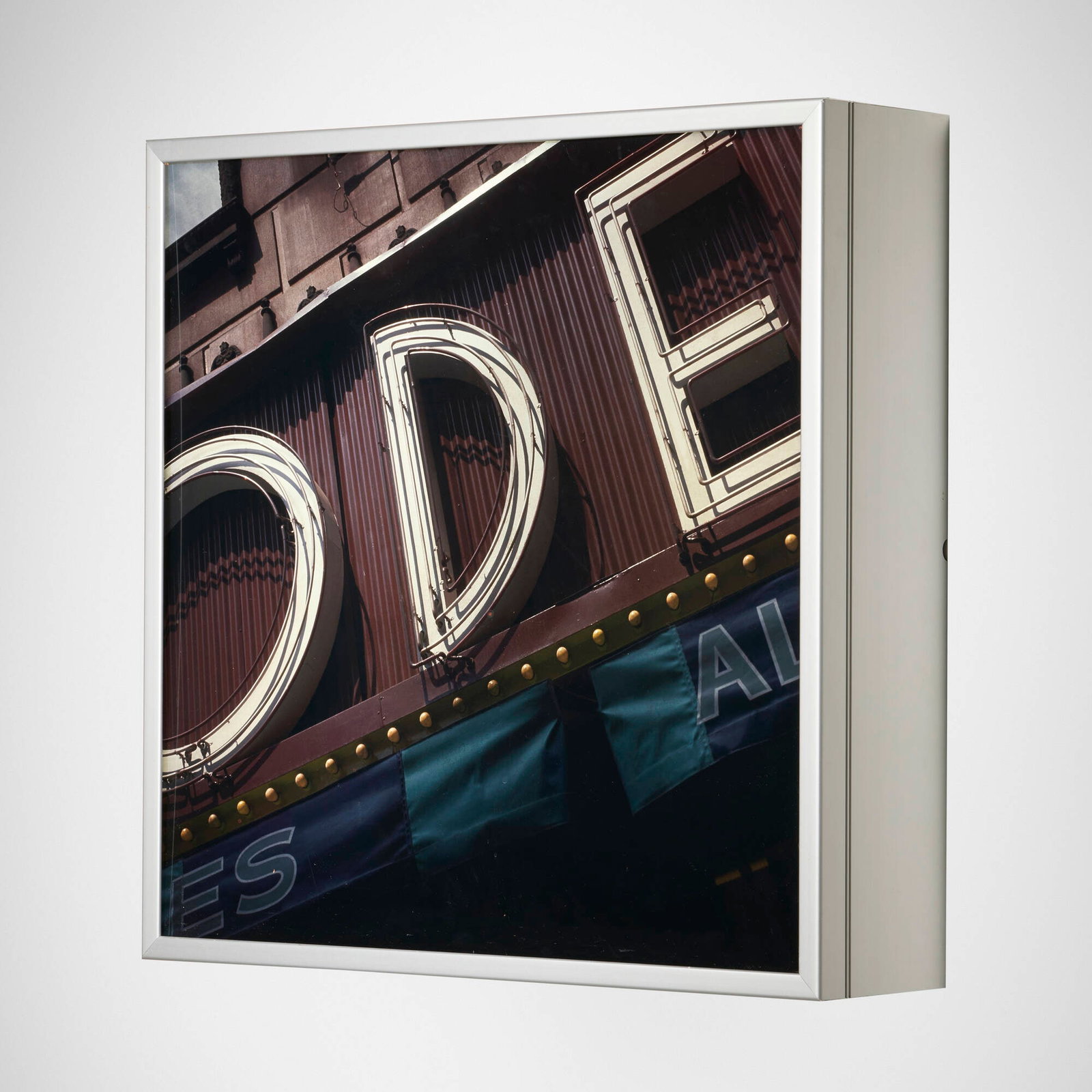 Robert Cottingham, ODE (lightbox) - 2