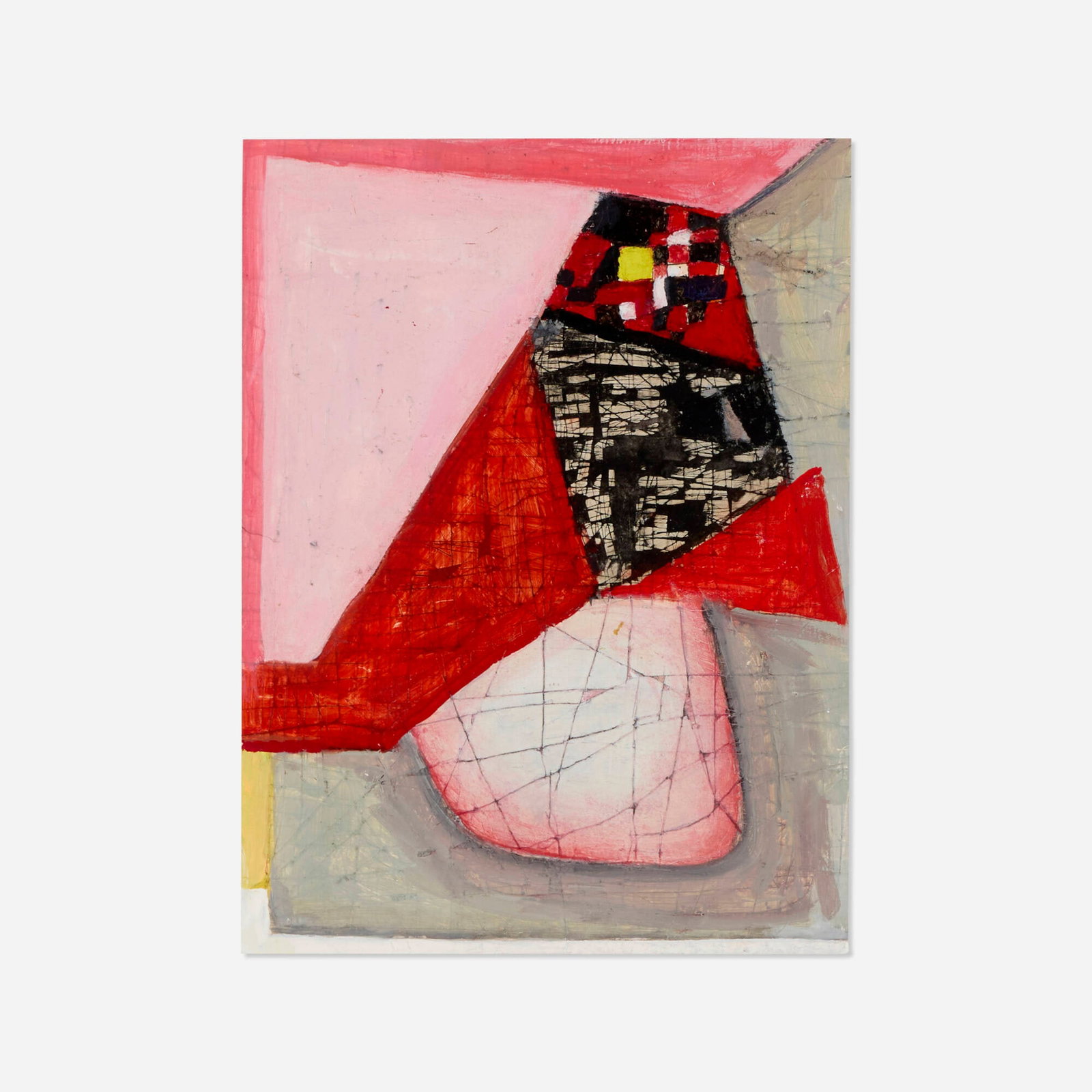 Brenda Goodman, Where'd It Go: Brenda Goodman Where'd It Go 2019 oil on paper 6 h x 8 w in (15 x 20 cm) Provenance: Gregory Lind Gallery, San Francisco | Private Collection This work will ship from Lambertville, New Jersey.