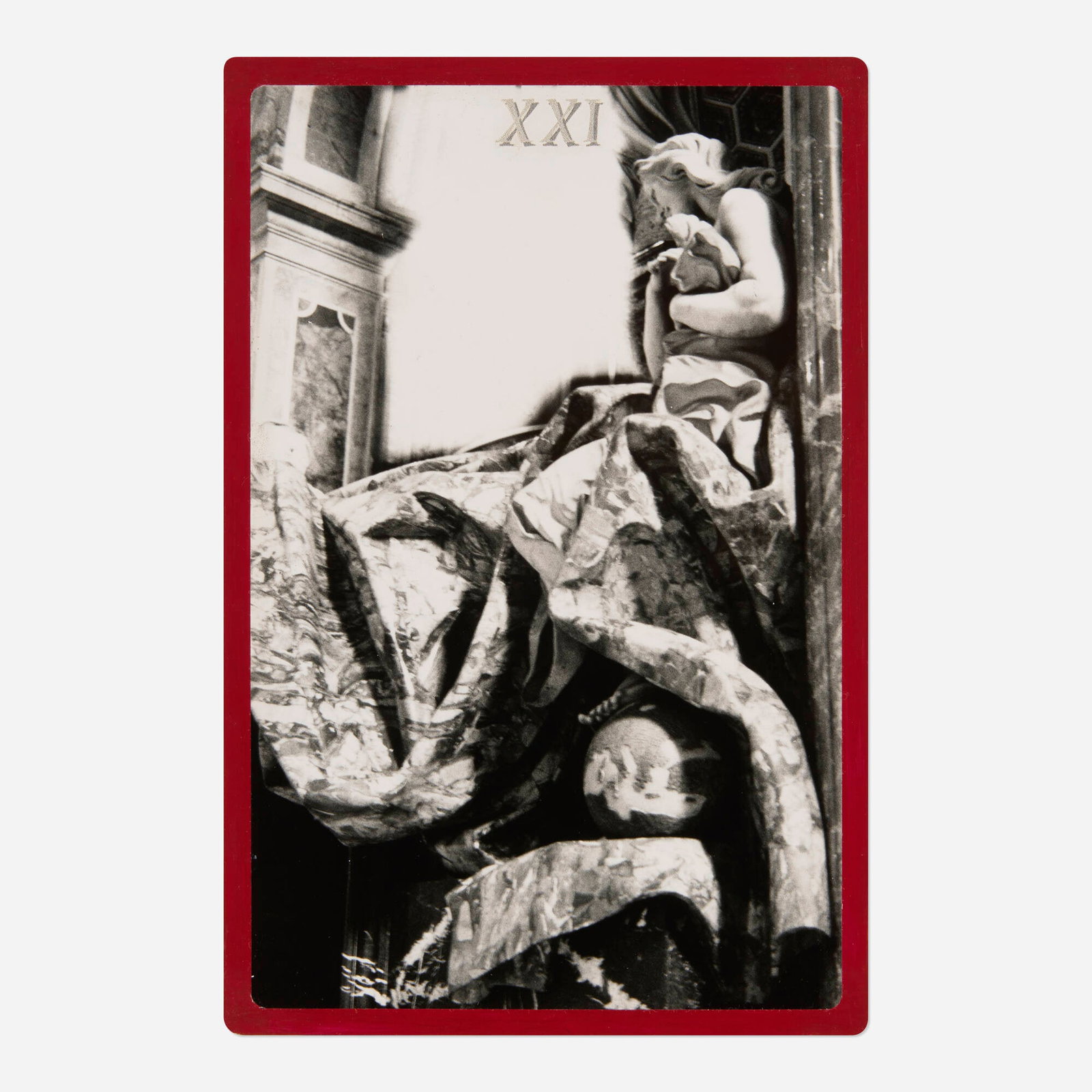 Fariba Hajamadi, The World: Fariba Hajamadi The World 1995 gelatin silver print, collage and acrylic on artist's board 9 h x 6 w in (23 x 15 cm) Signed, titled, and dated to verso 'Fariba Hajamadi The World 1995'.
