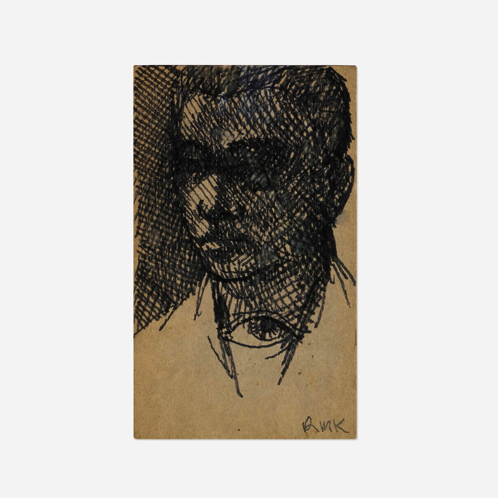 Robert Kulicke, Untitled (Male Portrait) (1 of 2)