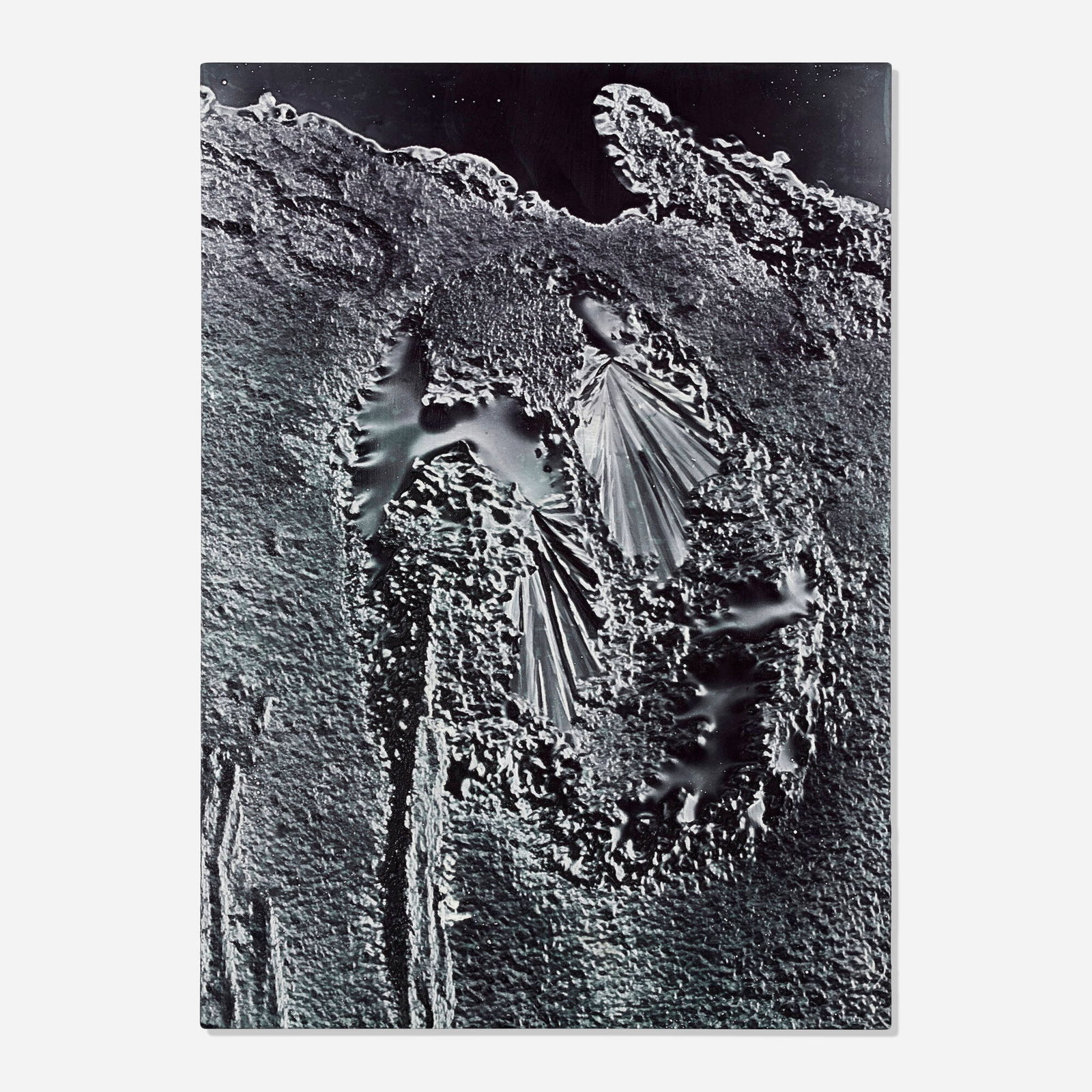 Daniel Lefcourt, Anti-scan: Daniel Lefcourt Anti-scan 2015 pigment and urethane-acrylic binder on canvas 56 h x 40 w in (142 x 102 cm) Provenance: Campoli Presti, London | Private Collection This work will ship
