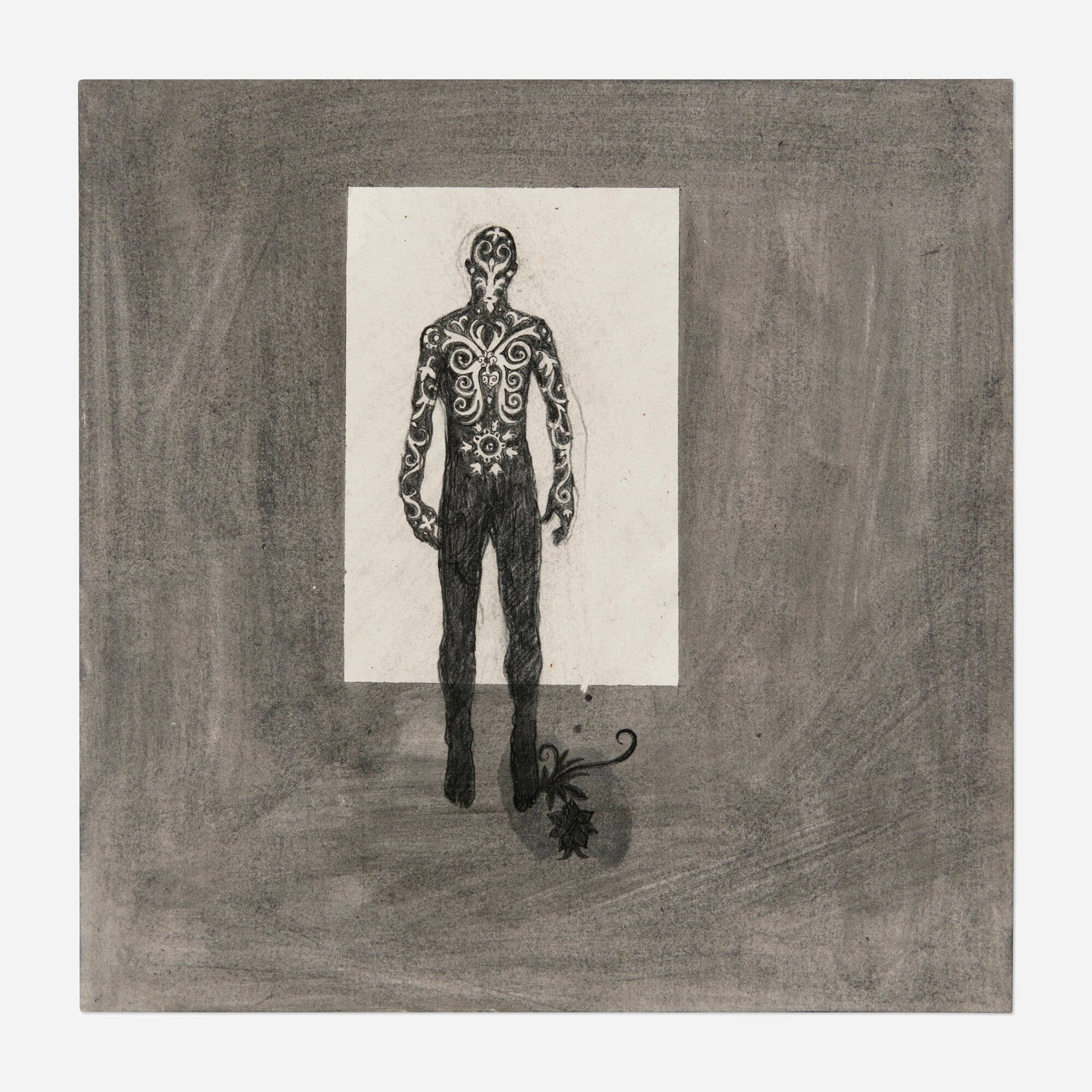 Nikolai Noel, Untitled: Nikolai Noel Untitled 2009 graphite on paper 9.75 h x 9.75 w in (25 x 25 cm) Signed and dated to verso 'Nikolai 09'. This work will ship from Chicago, Illinois.