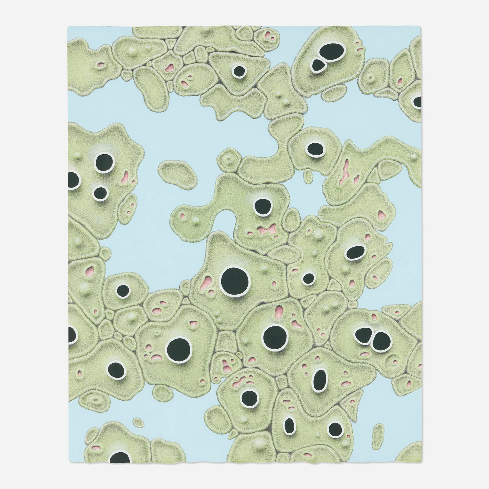 Alexander Ross, Untitled: Alexander Ross Untitled 2002 flashe, ink and graphite on paper 22.365 h x 18.125 w in (57 x 46 cm) Provenance: Feature, Inc., New York | Private Collection This work will ship from L