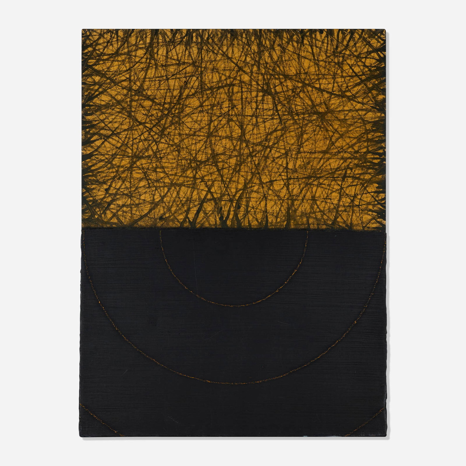 David Shapiro, KALA (26): David Shapiro KALA (26) 1989 oil on canvas 40 h x 30 w in (102 x 76 cm) Signed, titled, and dated to verso '6/18/89 KALA (26) David Shapiro KALA (26)'. This work will ship from