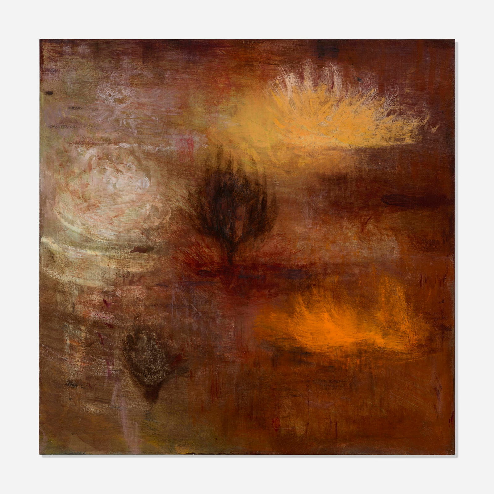 Joseph Stabilito, Watermark: Joseph Stabilito Watermark 2008 oil on canvas 36 h x 36 w x 1.5 d in (91 x 91 x 4 cm) Signed, titled, dated, and inscribed to verso '2008 J Stabilito New York Watermark'. This work will