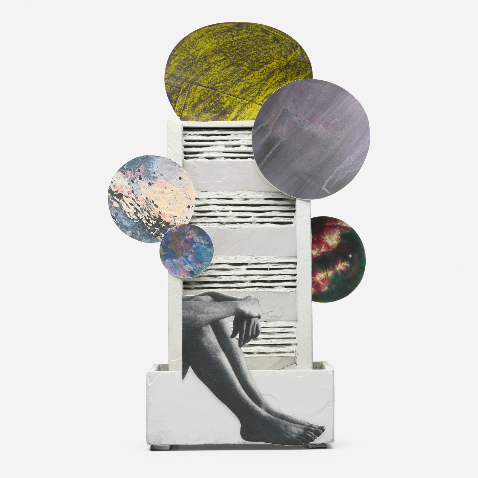 Scott Treleaven, Fountain 2: Scott Treleaven Fountain 2 2014 slate, paint, water pump, archival photo prints, polypropylene, adhesive 24 h x 15 w x 6 d in (61 x 38 x 15 cm) Signed, titled, dated, and numbered to verso