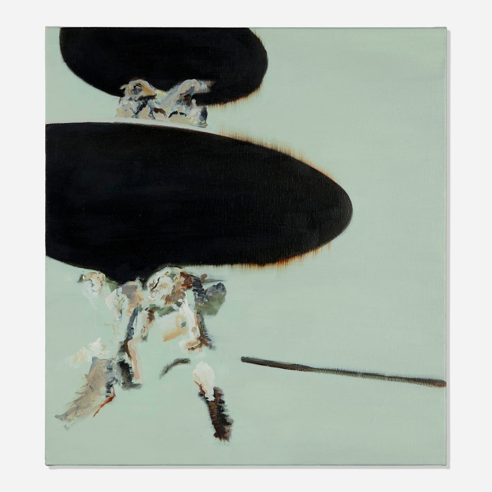 Uwe Wittwer, Fountain: Uwe Wittwer Fountain 2008 oil on canvas 21.625 h x 19.75 w in (55 x 50 cm) Signed and dated to verso 'Uwe Wittwer 2008'. Provenance: Cohan and Leslie, New York | Private Collection This