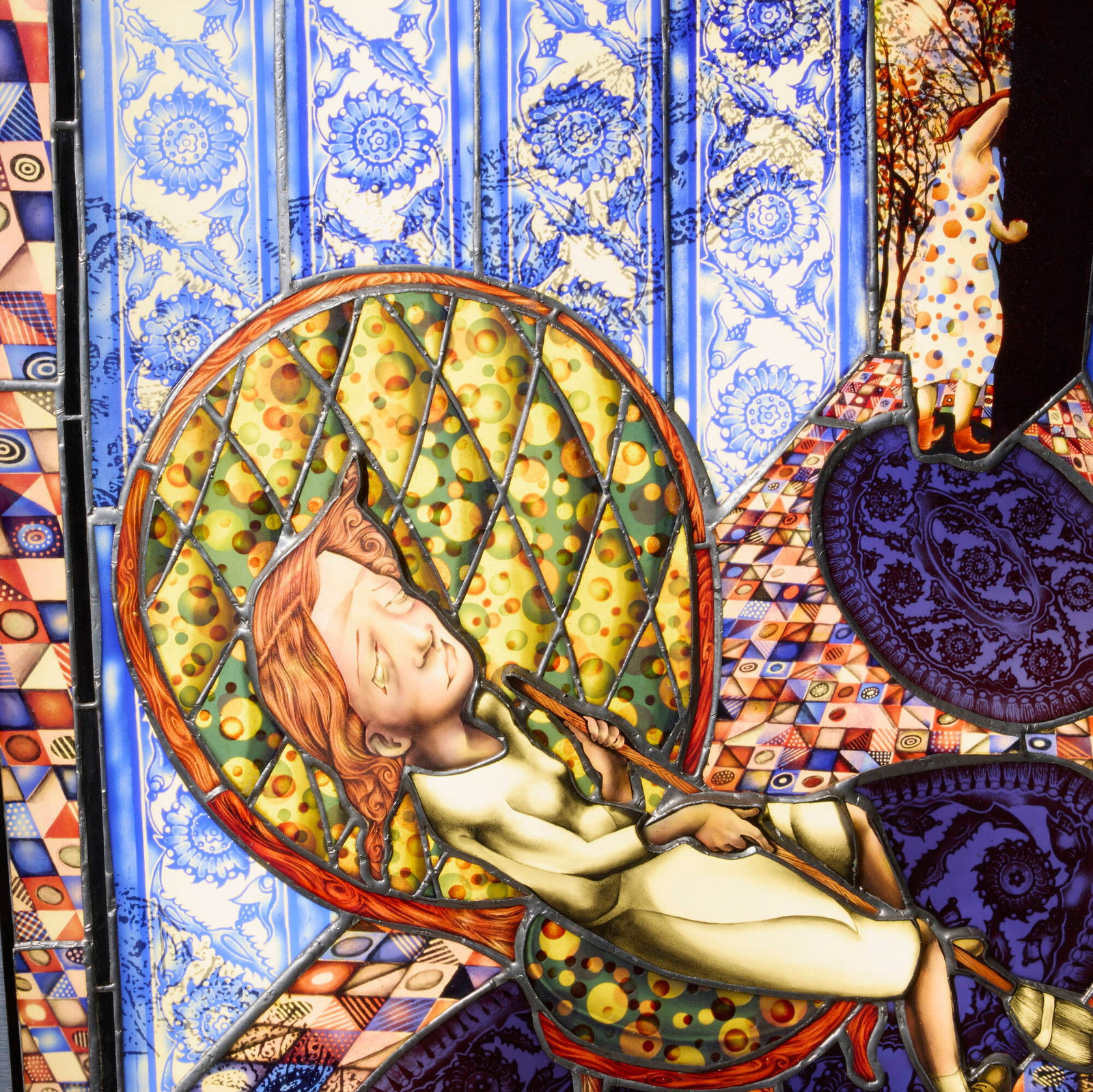 Judith Schaechter, Sitting, Not Working - 4