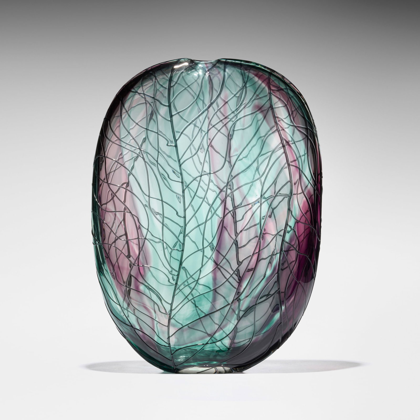 Clare Belfrage, Untitled from the Passage series: Clare Belfrage Untitled from the Passage series 2007 hand-blown glass, applied glass 16 h x 12.125 w x 3.875 d in (41 x 31 x 10 cm) Etched signature and date to underside 'Clare Belfrage