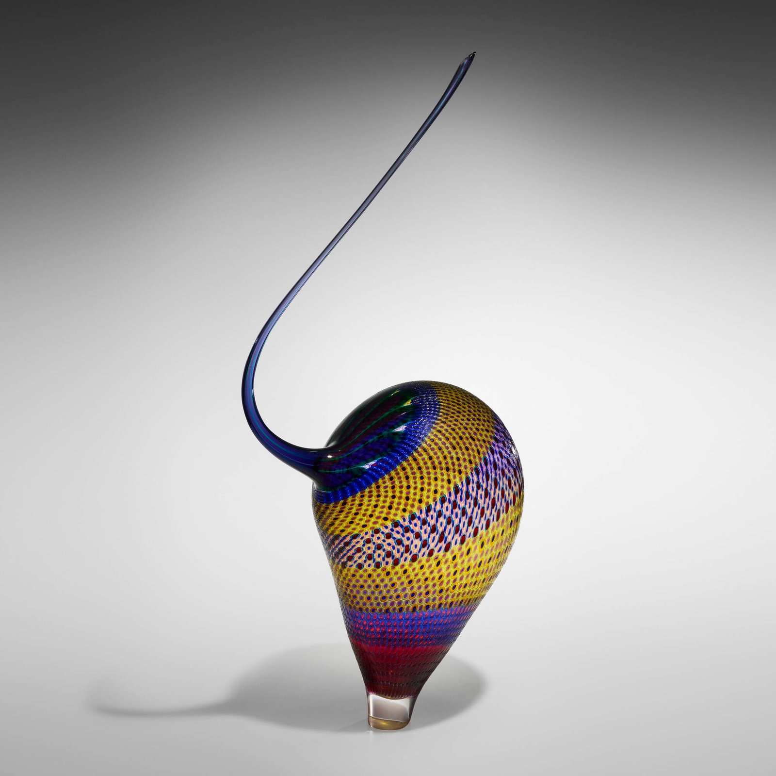 Stephen Rolfe Powell, Untitled from the Screamers series: Stephen Rolfe Powell Untitled from the Screamers series 2007 hand-blown glass murrine 55 h x 24 w x 15 d in (140 x 61 x 38 cm) Etched signature and date to lower edge 'Stephen Powell 2007