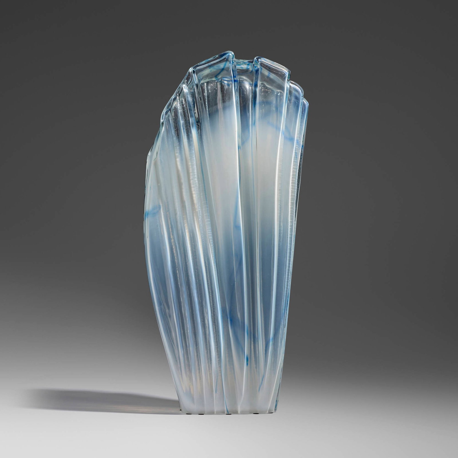 William Morris, Standing Stone: William Morris Standing Stone c. 1985 hand-blown glass 35.25 h x 16.5 w x 7.5 d in (90 x 42 x 19 cm) Provenance: Collection of John Hauberg, co-founder of Pilchuck Glass School | Acquired from the p