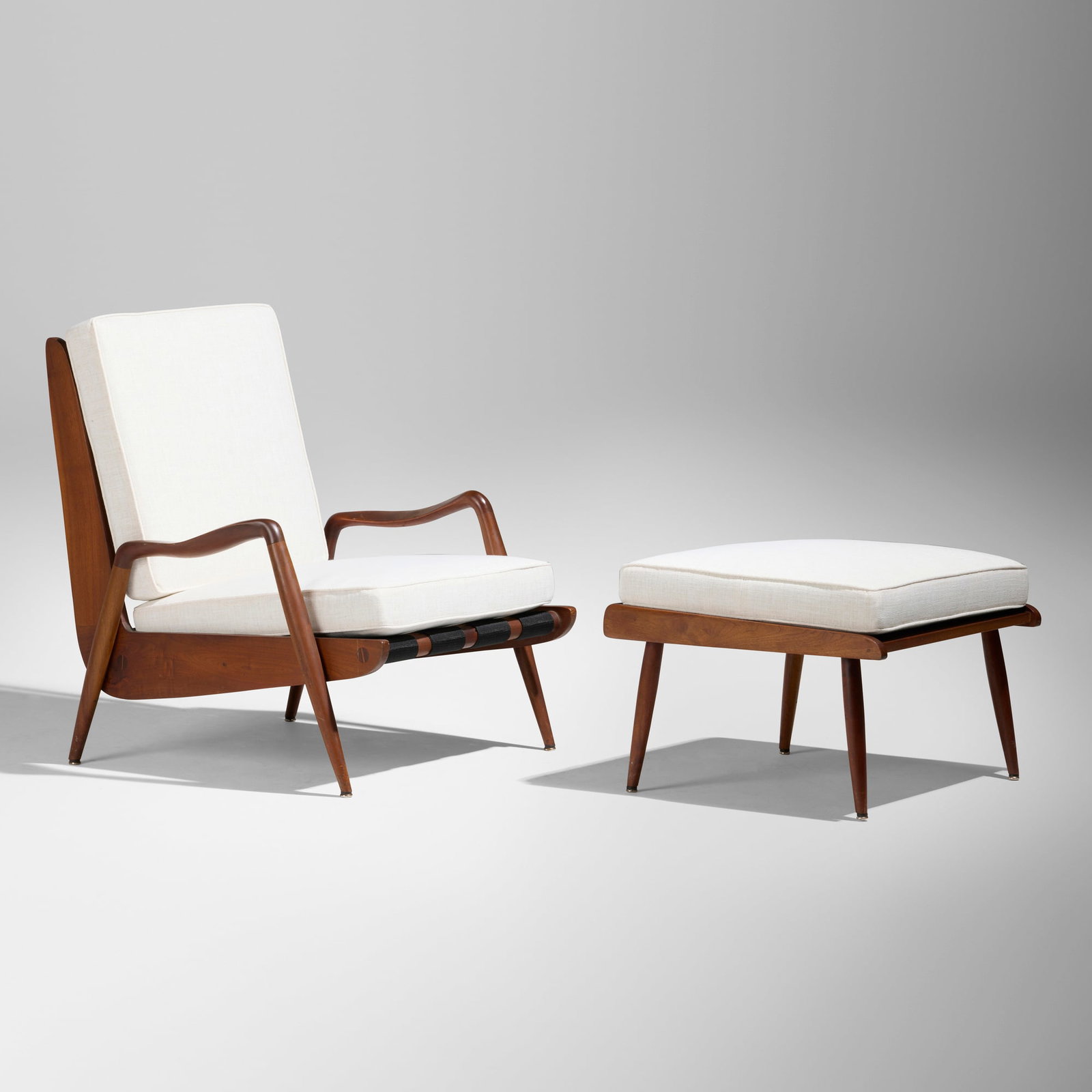 Phillip Lloyd Powell, Early New Hope lounge chair and ottoman (1 of 5)