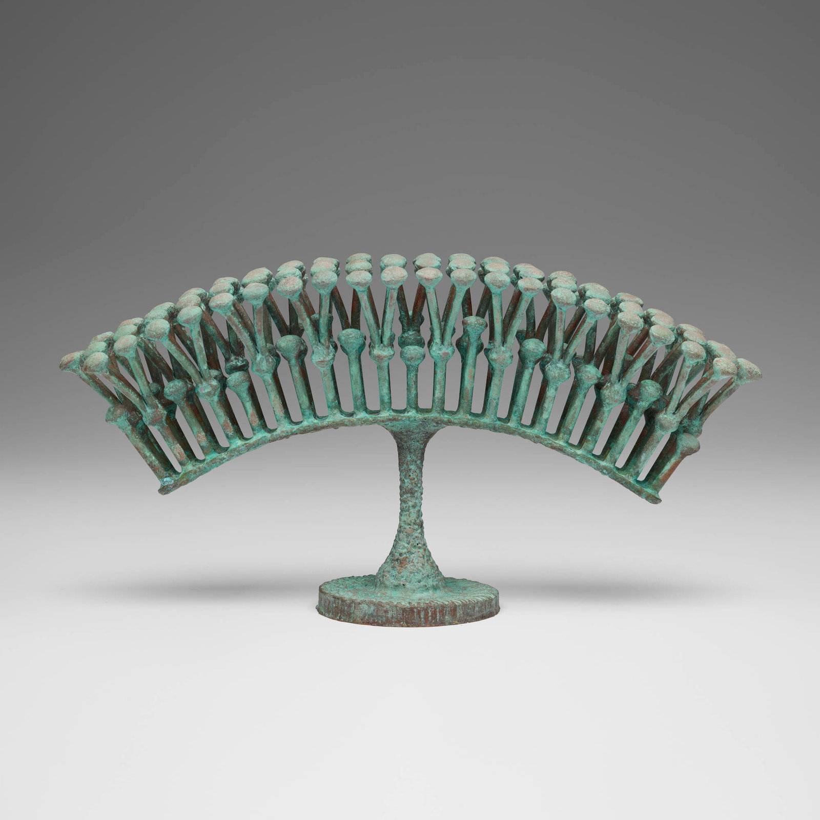 Douglas Ihlenfeld, Horizon: Douglas Ihlenfeld Horizon 2026 phosphorous bronze, copper 6.5 h x 13 w x 3.75 d in (17 x 33 x 10 cm) Impressed signature to underside 'DRI'. This work will ship from Lambertville, New