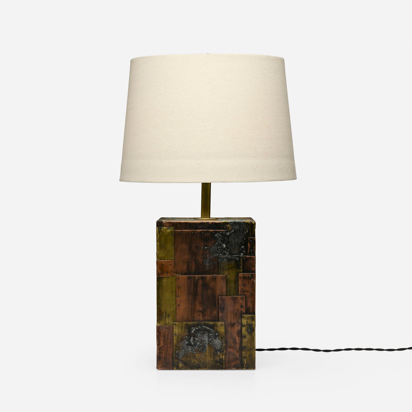 Paul Evans, Custom Patchwork table lamp (1 of 3)