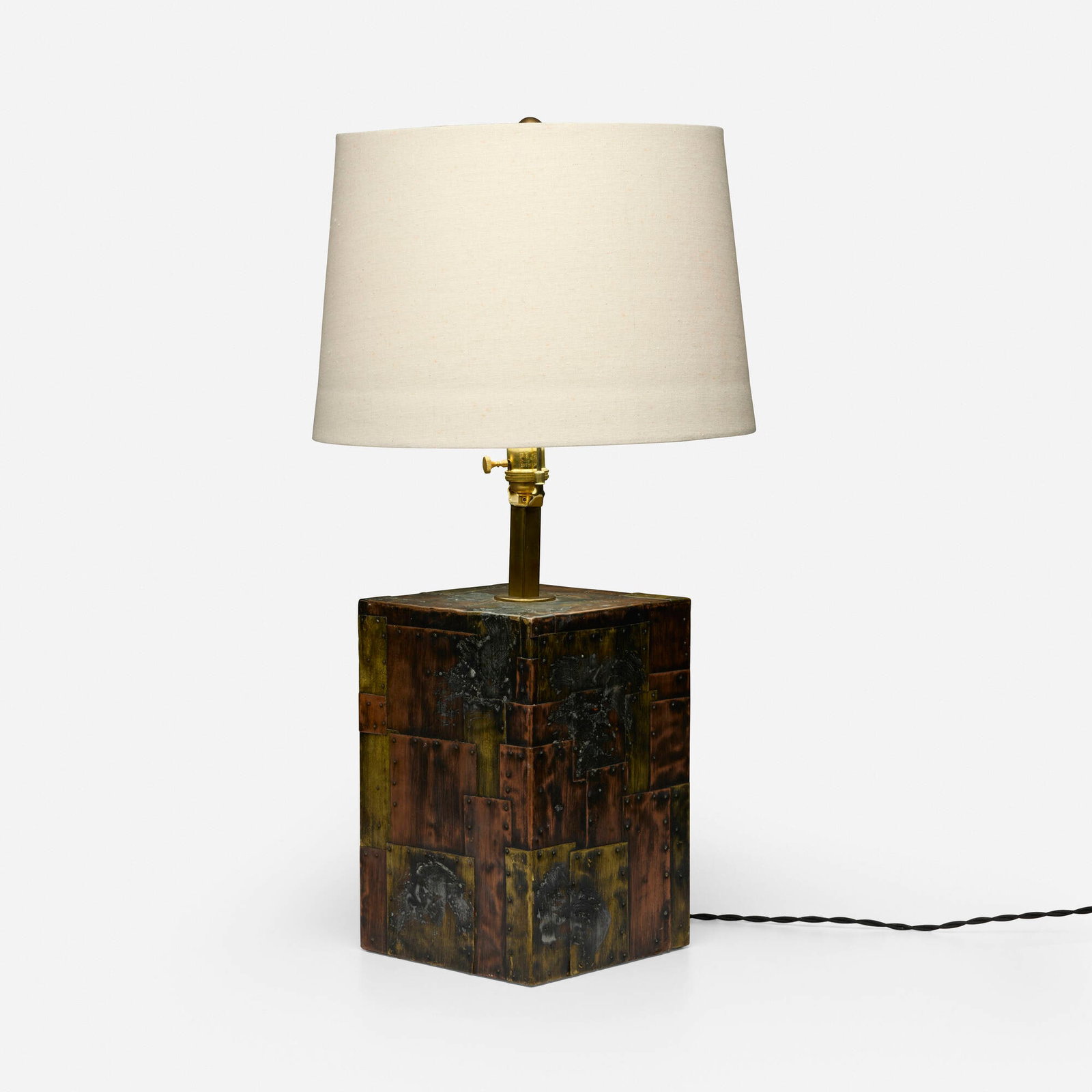 Paul Evans, Custom Patchwork table lamp - 2