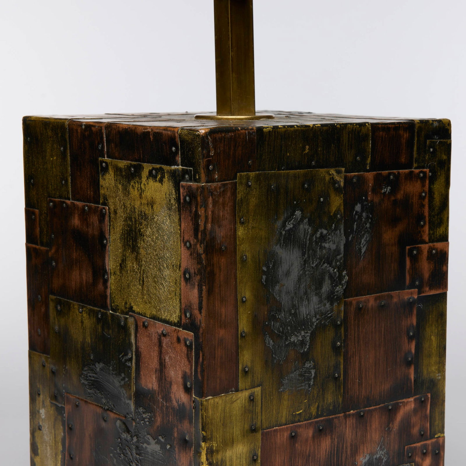 Paul Evans, Custom Patchwork table lamp - 3