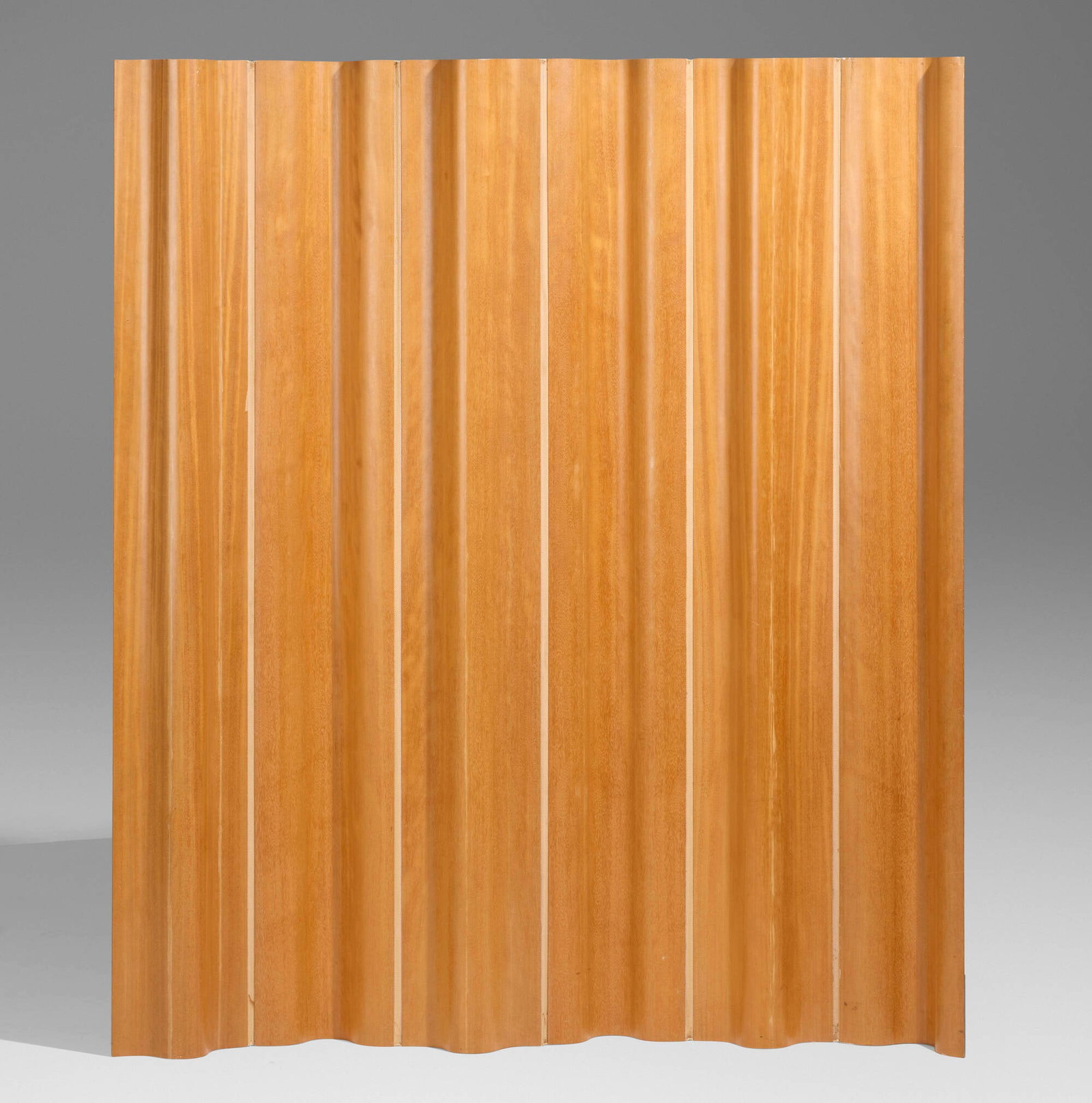 Charles and Ray Eames, FSW-6: Charles and Ray Eames FSW-6 Herman Miller USA, 1946 ash plywood, canvas 67.75 h x 55 w x 3 d in (172 x 140 x 8 cm) Provenance: Collection of Don Browne and Chelby King Literature: Eames Design: The