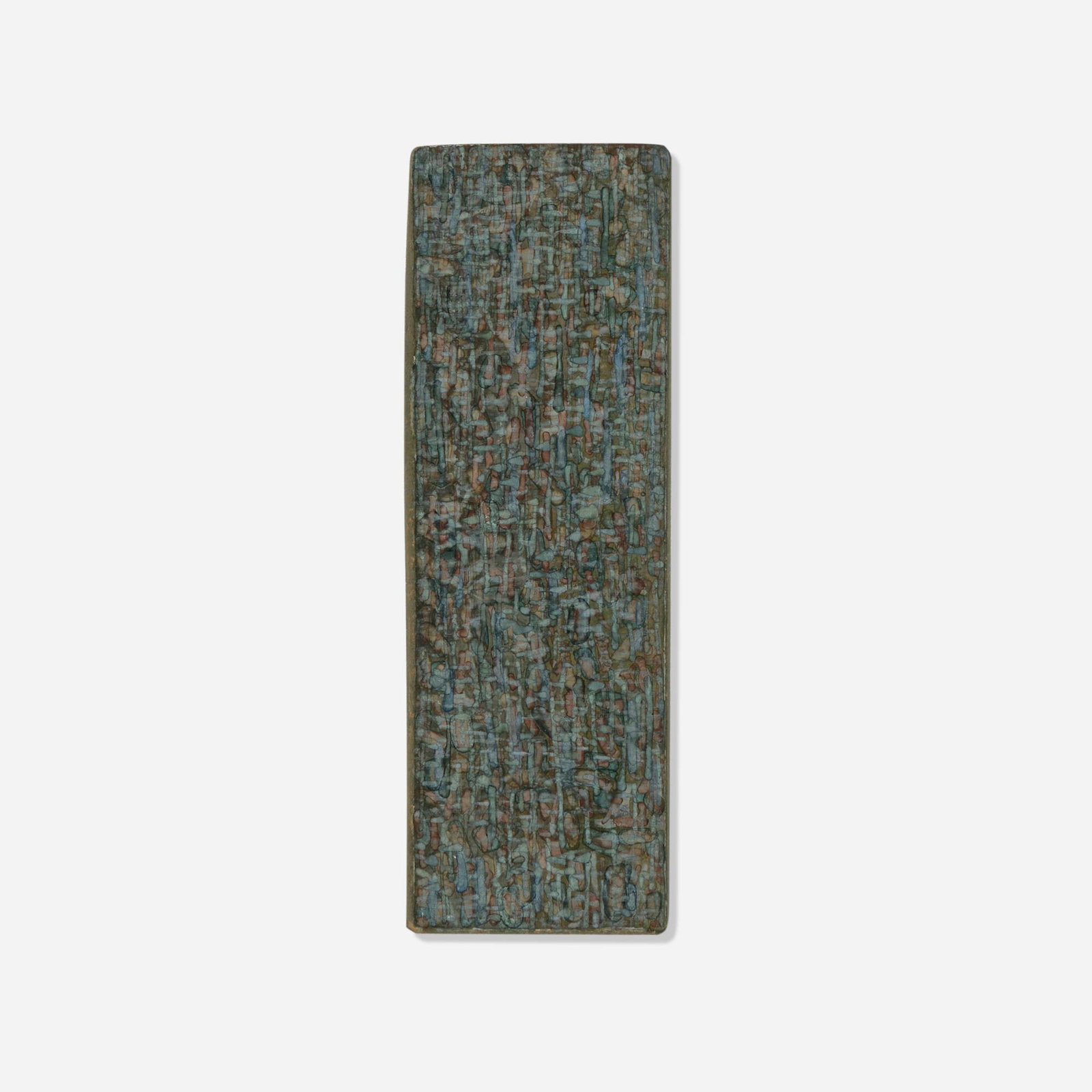 Mark Tobey, Untitled: Mark Tobey Untitled c. 1960 tempera on Masonite 7.5 h x 2.5 w in (19 x 6 cm) This work has been registered with The Mark Tobey Project as number MT [445-2-10-25]. Sold with a certificate of