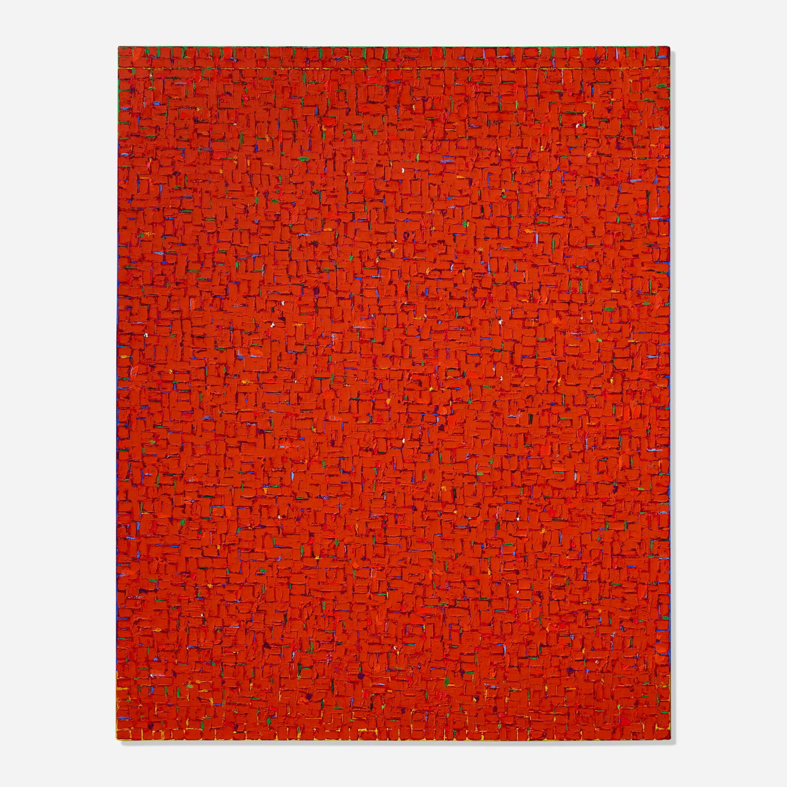 Young-Il Ahn, Water SP-398: Young-Il Ahn Water SP-398 1998 oil on canvas 30 h x 24 w in (76 x 61 cm) Signed and titled to verso 'Young-Il Ahn Water SP-398'. Provenance: Long Beach Museum of Art, Long Beach, Art,