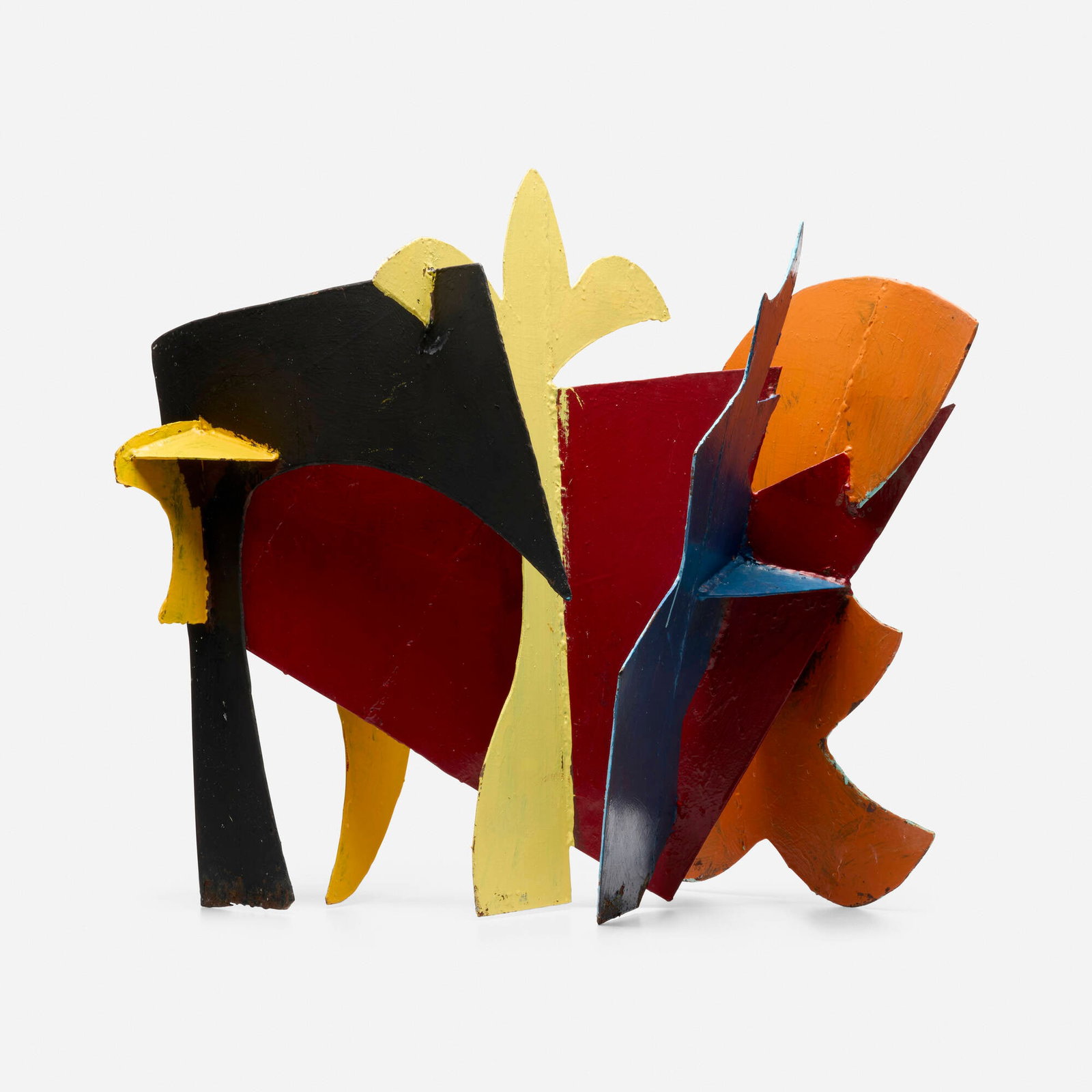 David Hayes, Untitled: David Hayes Untitled 1989 painted steel 23.875 h x 28 w x 20 d in (61 x 71 x 51 cm) Welded signature and date to reverse 'Hayes ? 1989'. Provenance: Private Collection Exhibited: David