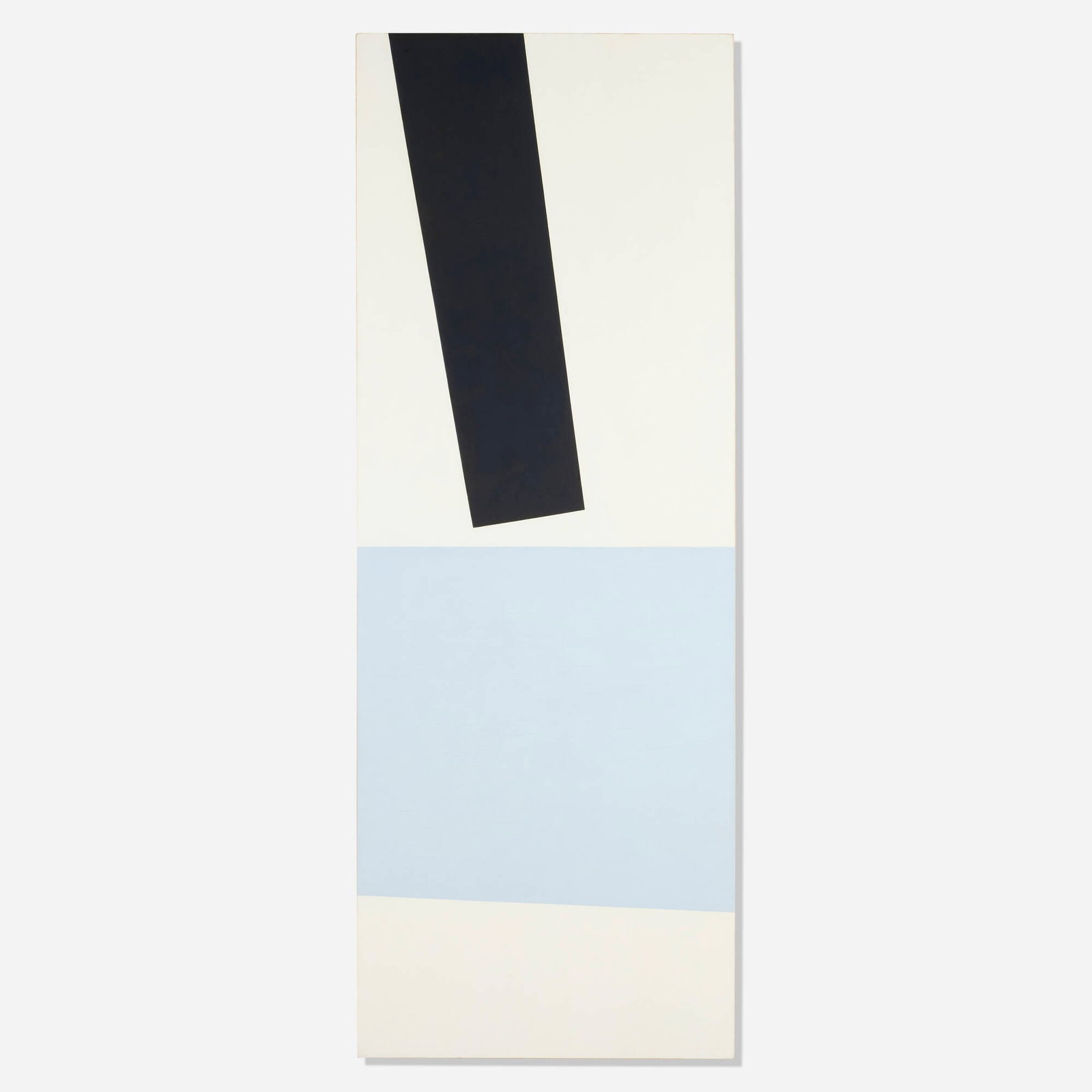 Sidney Wolfson, Icarus: Sidney Wolfson Icarus 1961 oil on canvas 76 h x 28 w in (193 x 71 cm) Signed, dated, and inscribed to verso 'SW P8 1961'. Provenance: David Herbert Gallery, New York | Gary Snyder F