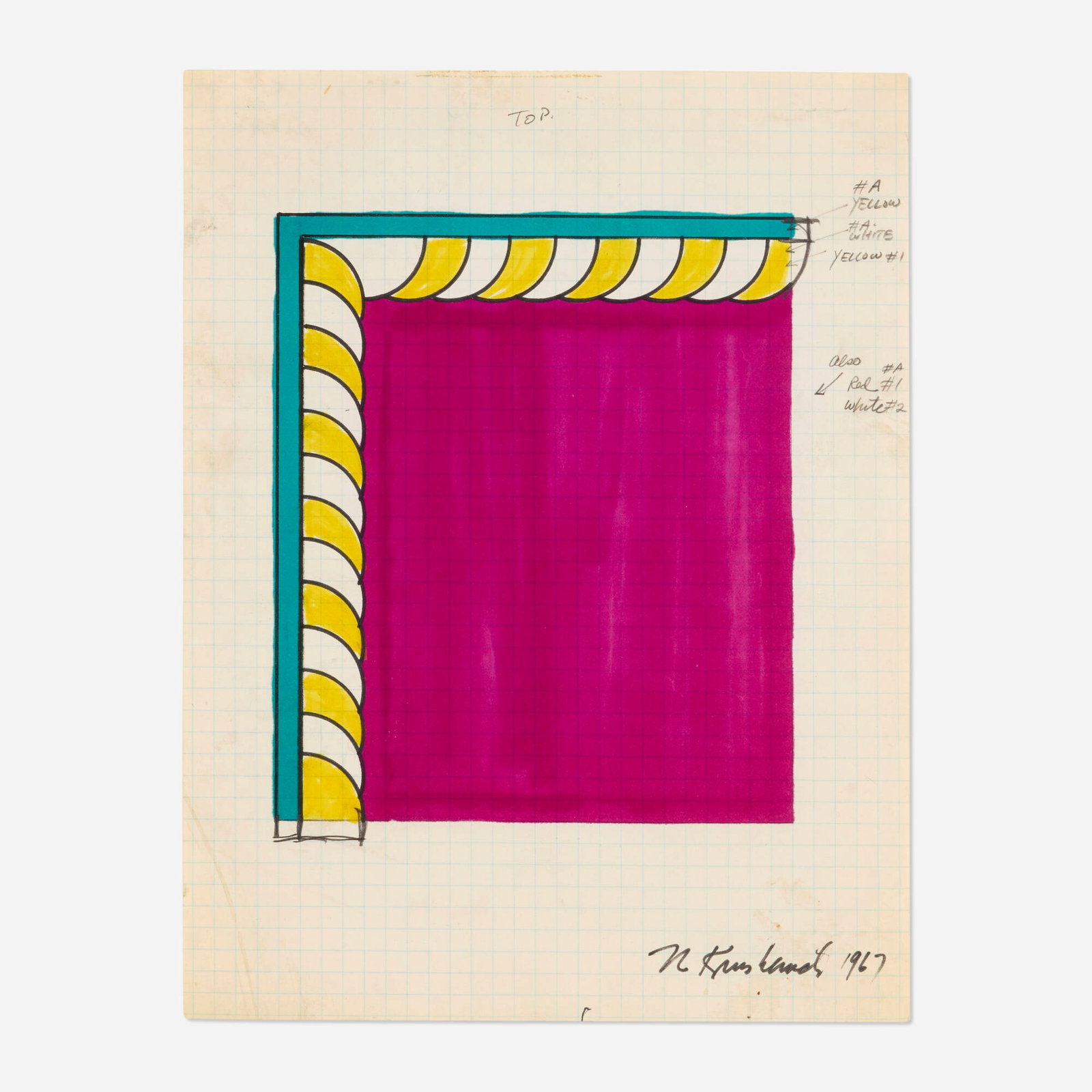 Nicholas Krushenick, Untitled (1 of 4)