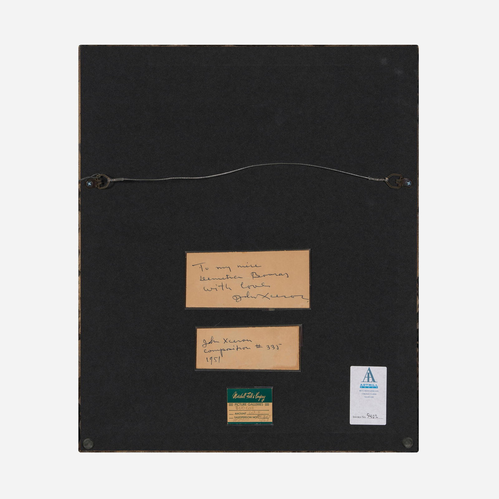 Jean Xceron, Composition #335 - 3