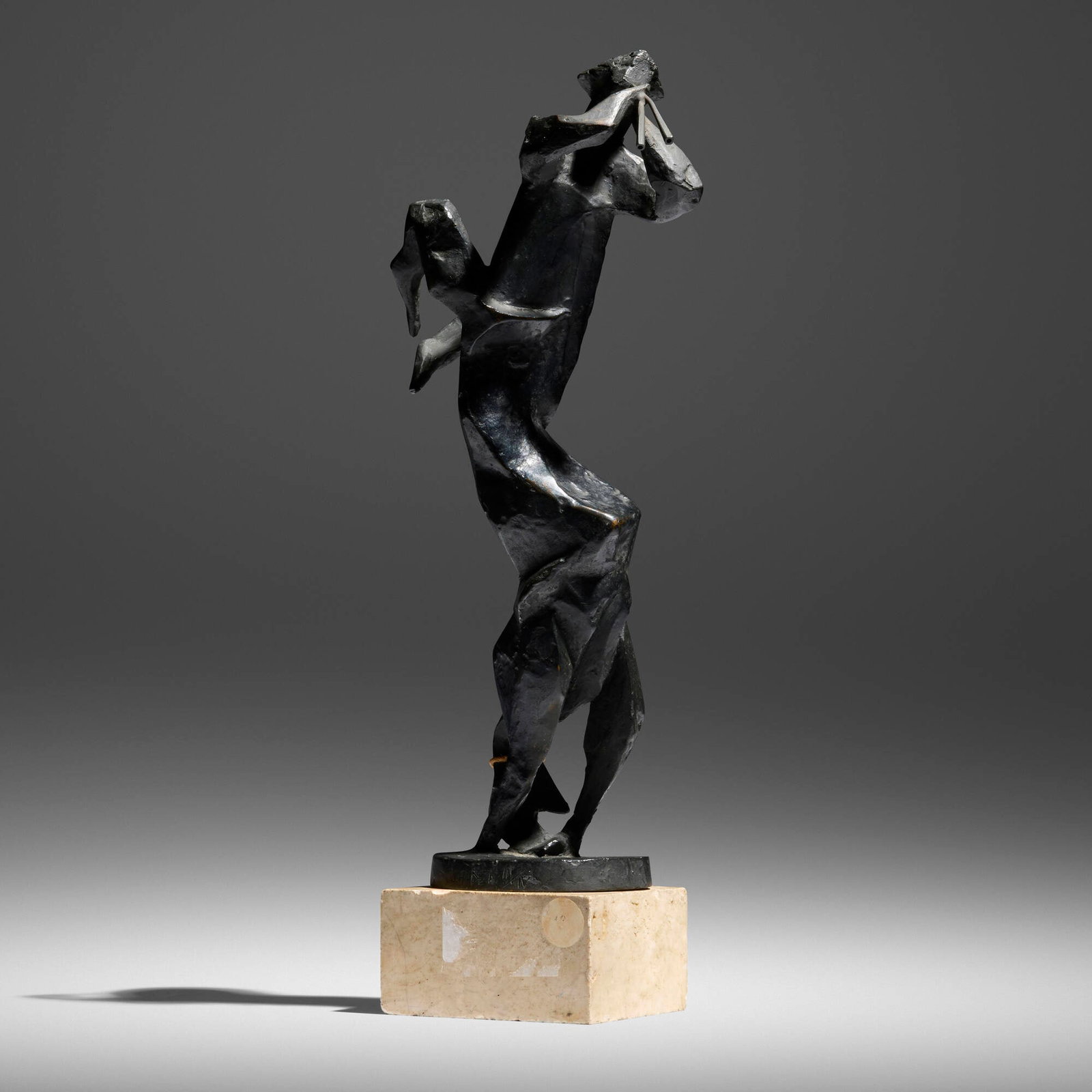 Dimitri Hadzi, Maquette for Centaur: Dimitri Hadzi Maquette for Centaur 1956 bronze, travertine 15.25 h x 5.5 w x 3.75 d in (39 x 14 x 10 cm) A large-scale version of this work was realized for the Princeton University Art Museum and