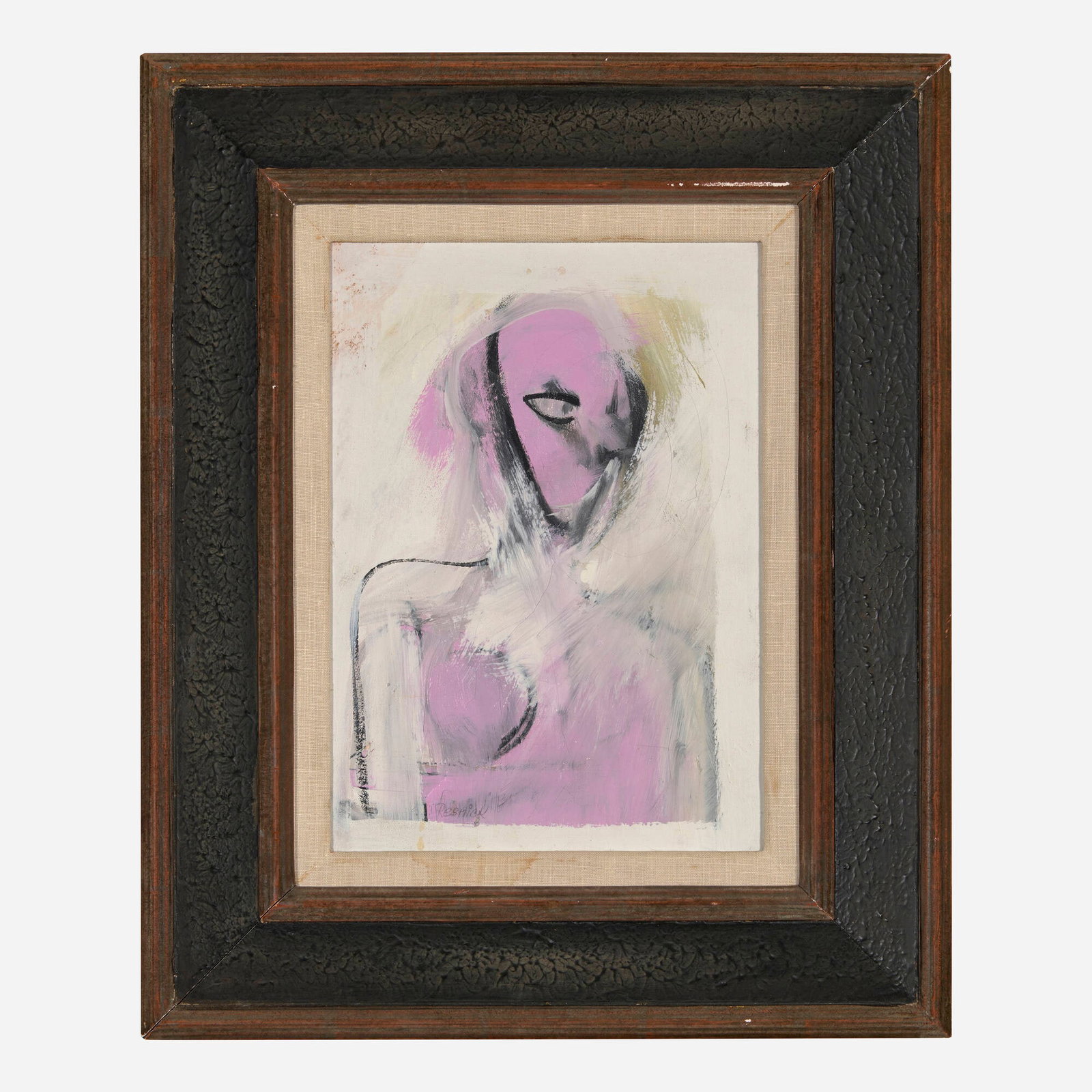 Milton Resnick, Small Head - 2