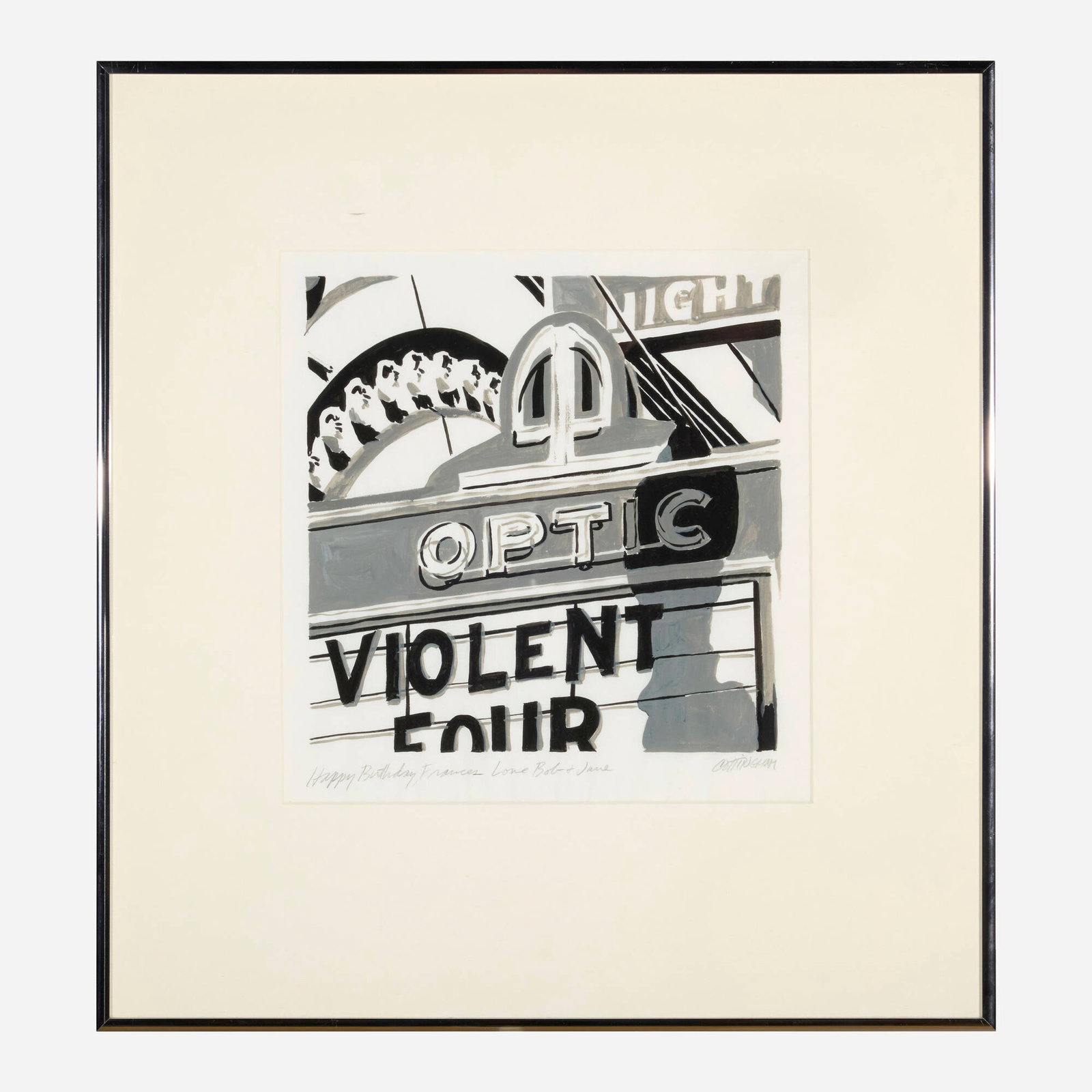 Robert Cottingham, Untitled (Optic) - 2