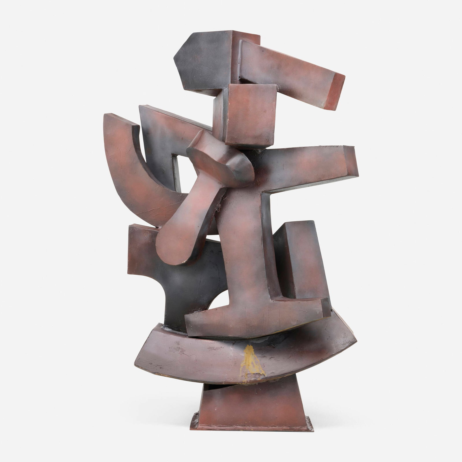 Anthony Padovano, NYNY: Anthony Padovano NYNY enamel painted steel 43 h x 31 w x 20 d in (109 x 79 x 51 cm) This work will ship from Lambertville, New Jersey.