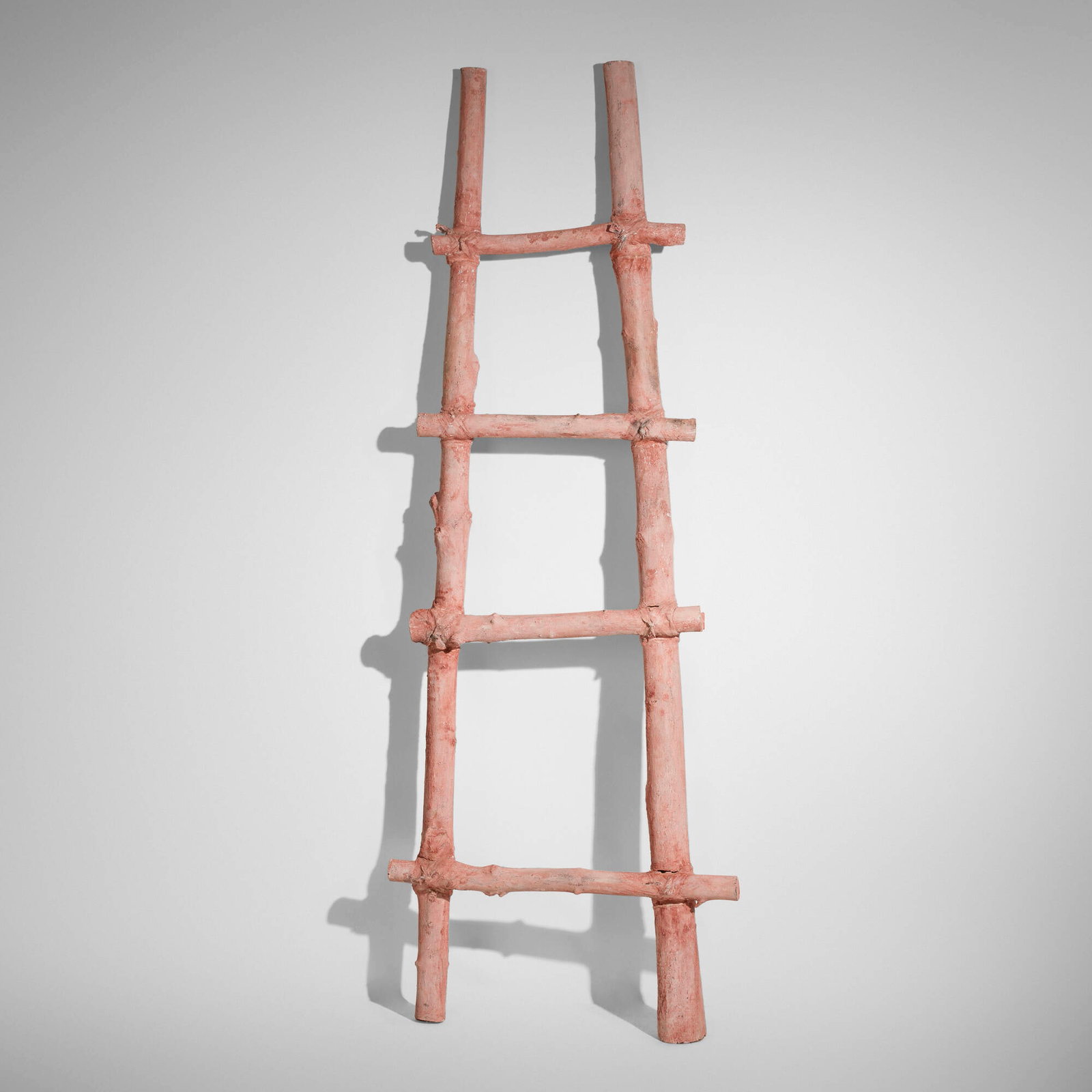 Alison Saar, Ladder (from the Crossroads installation): Alison Saar Ladder (from the Crossroads installation) 1989 wood, plaster and paint 73 h x 26.125 w x 3.5 d in (185 x 66 x 9 cm) Provenance: Rago, Post-War and Contemporary Art, 17 November 2012, Lot