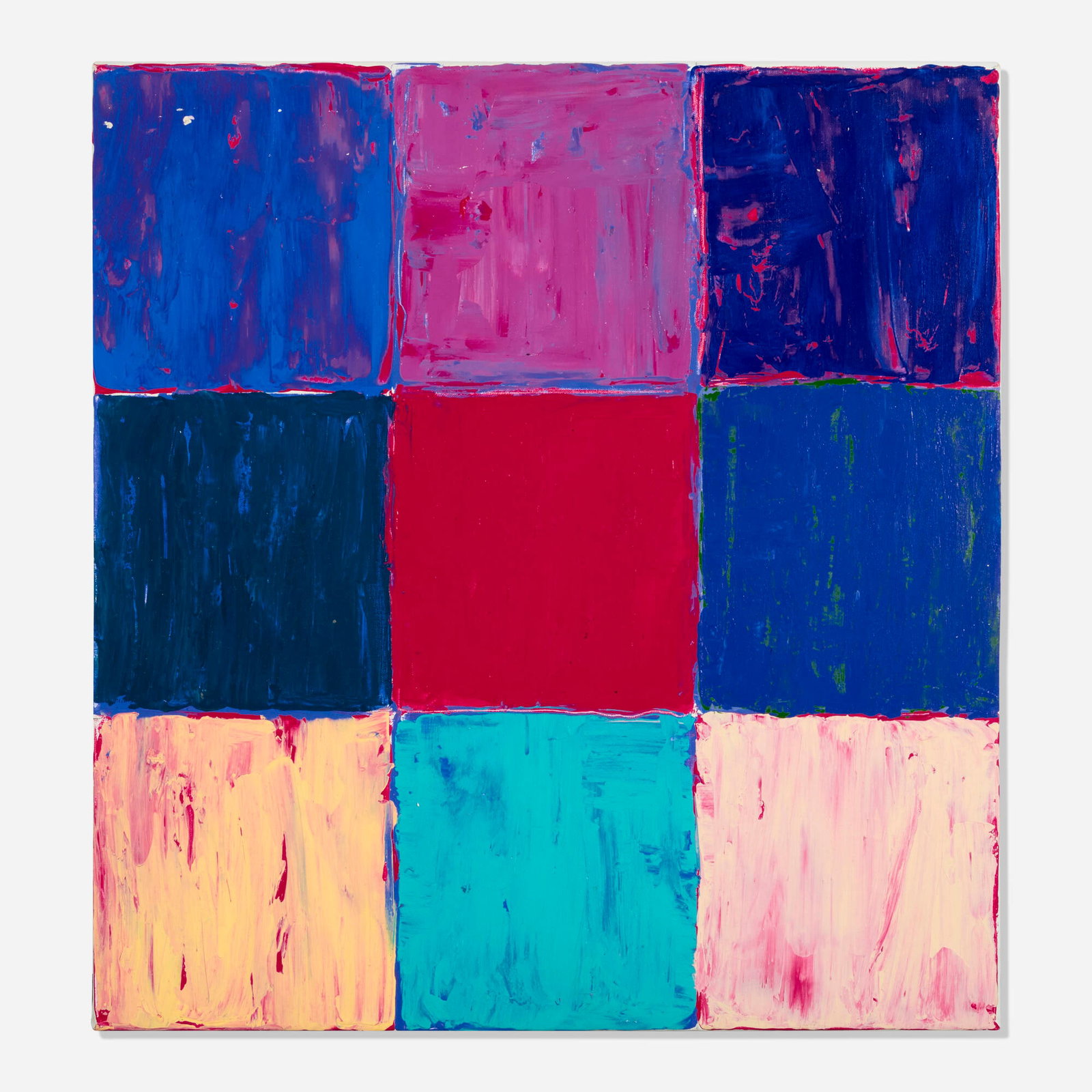 Kazuko Inoue, Untitled: Kazuko Inoue Untitled acrylic on linen 24.5 h x 23.25 w in (62 x 59 cm) This work will ship from Lambertville, New Jersey.